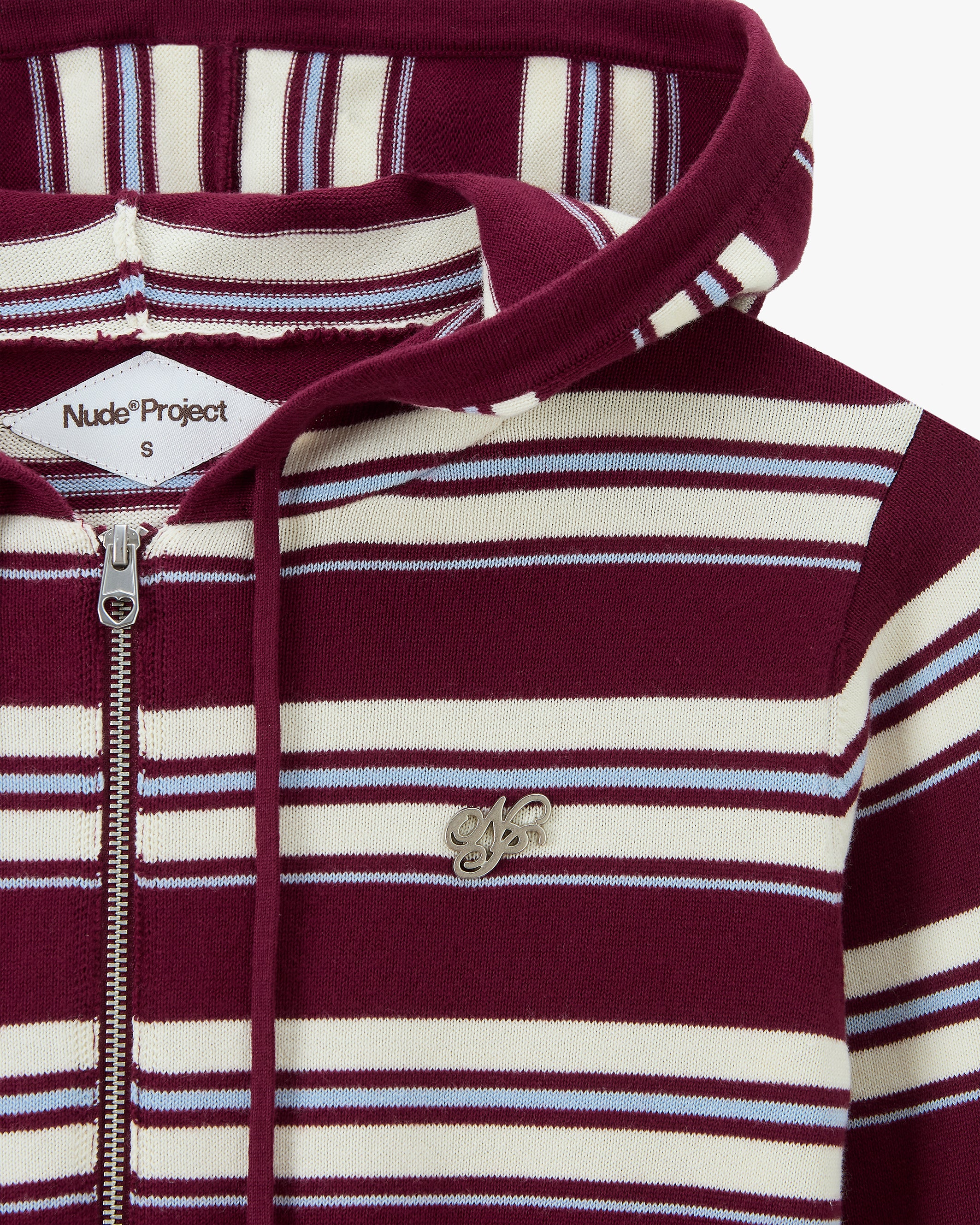 Bulldog Zip-Up Knit Cardigan - Image 8