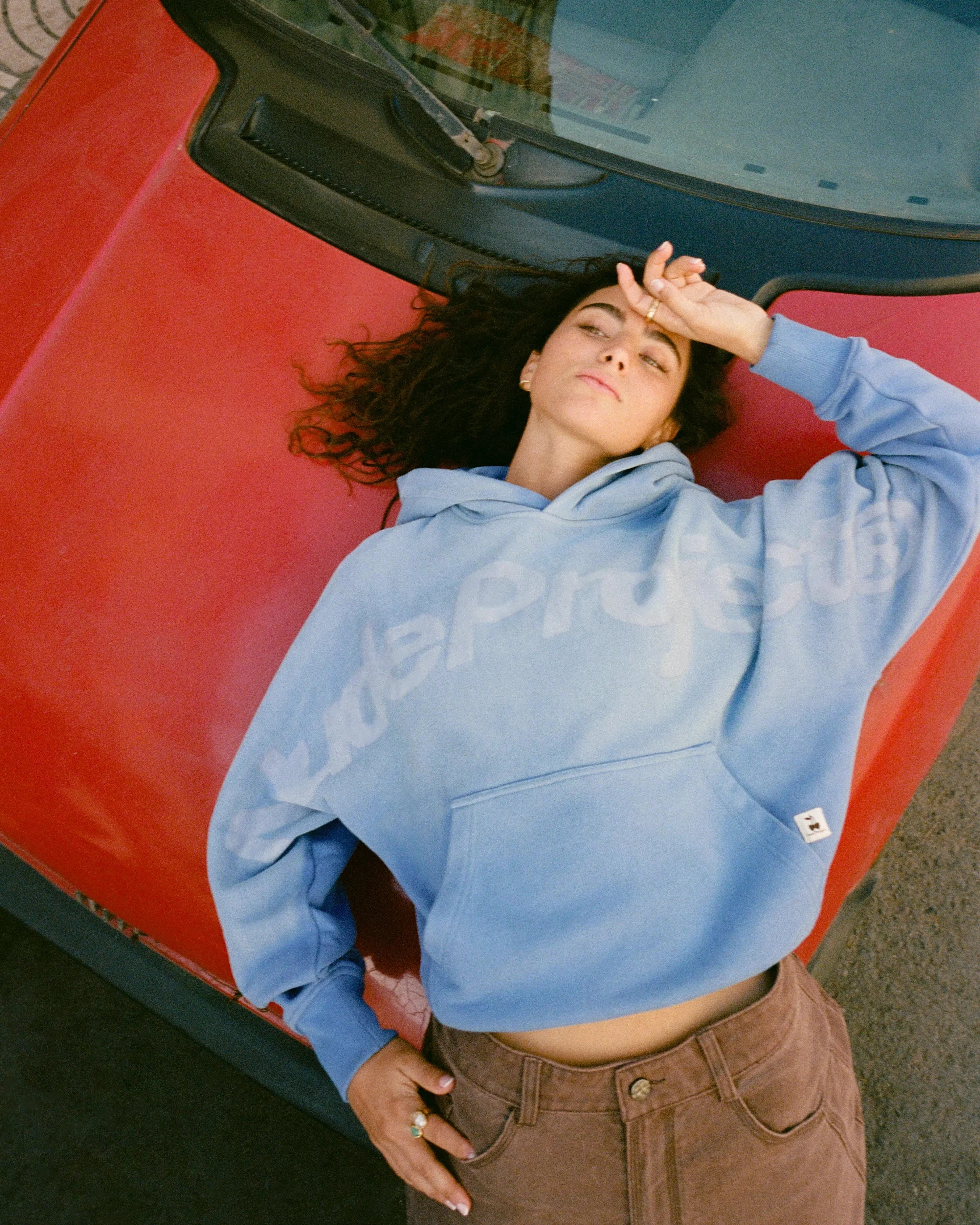 Skyline Hoodie Blue - Image 7