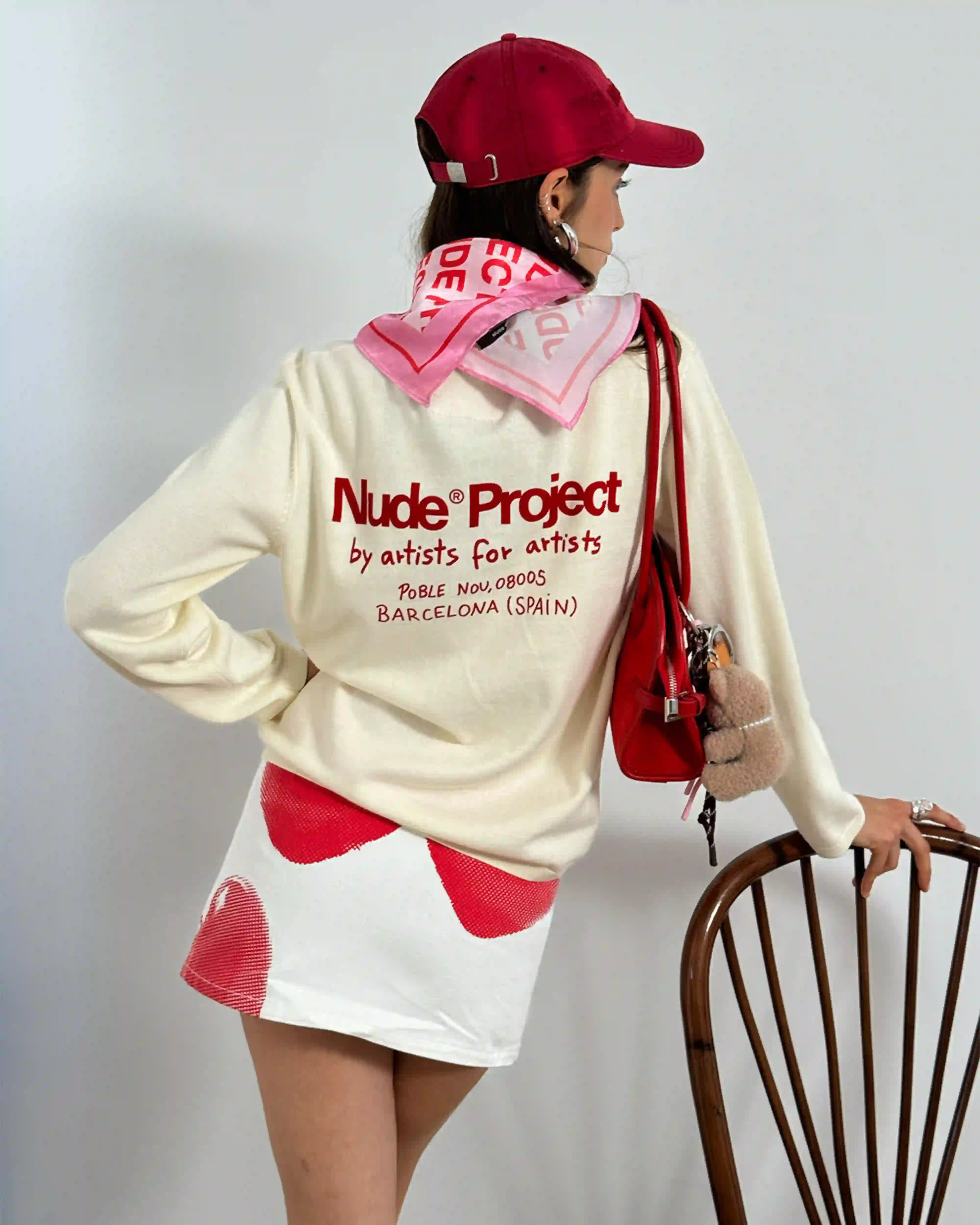 Cherry White Skirt - Image 7