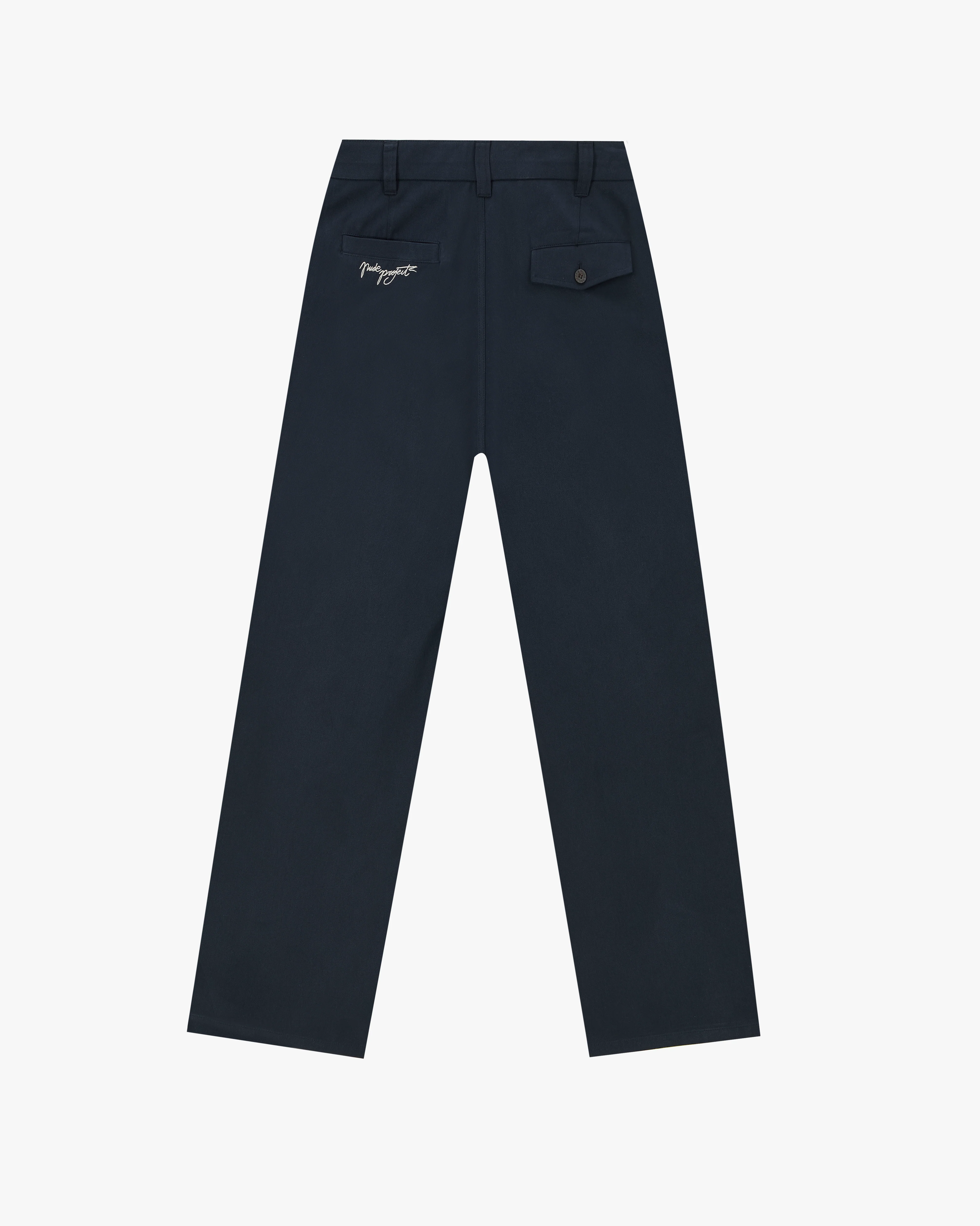 Vinyl Chino Pants Navy - Image 8