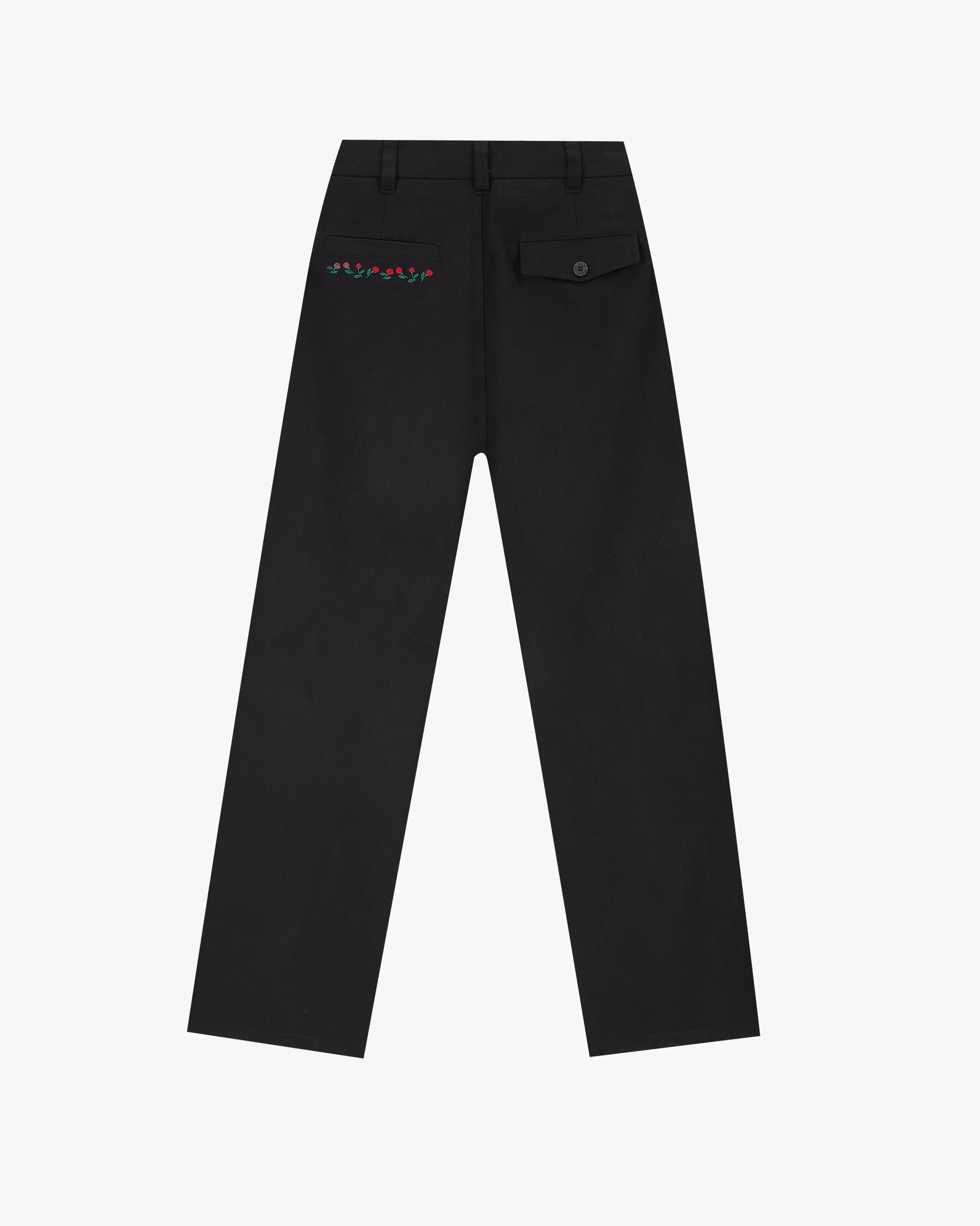 Vinyl Chino Pants Black - Image 4