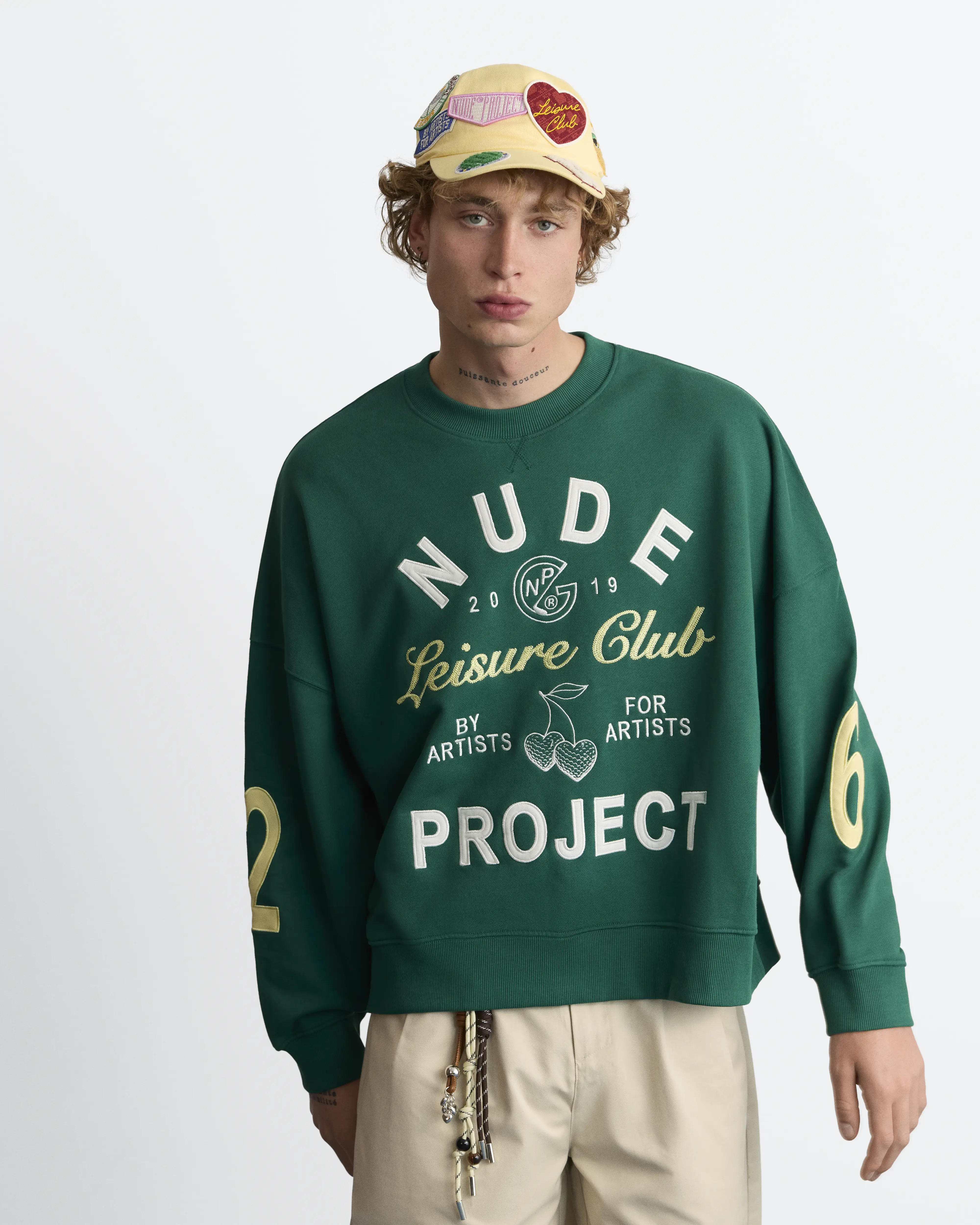 Club Sweatshirt Green - Image 6