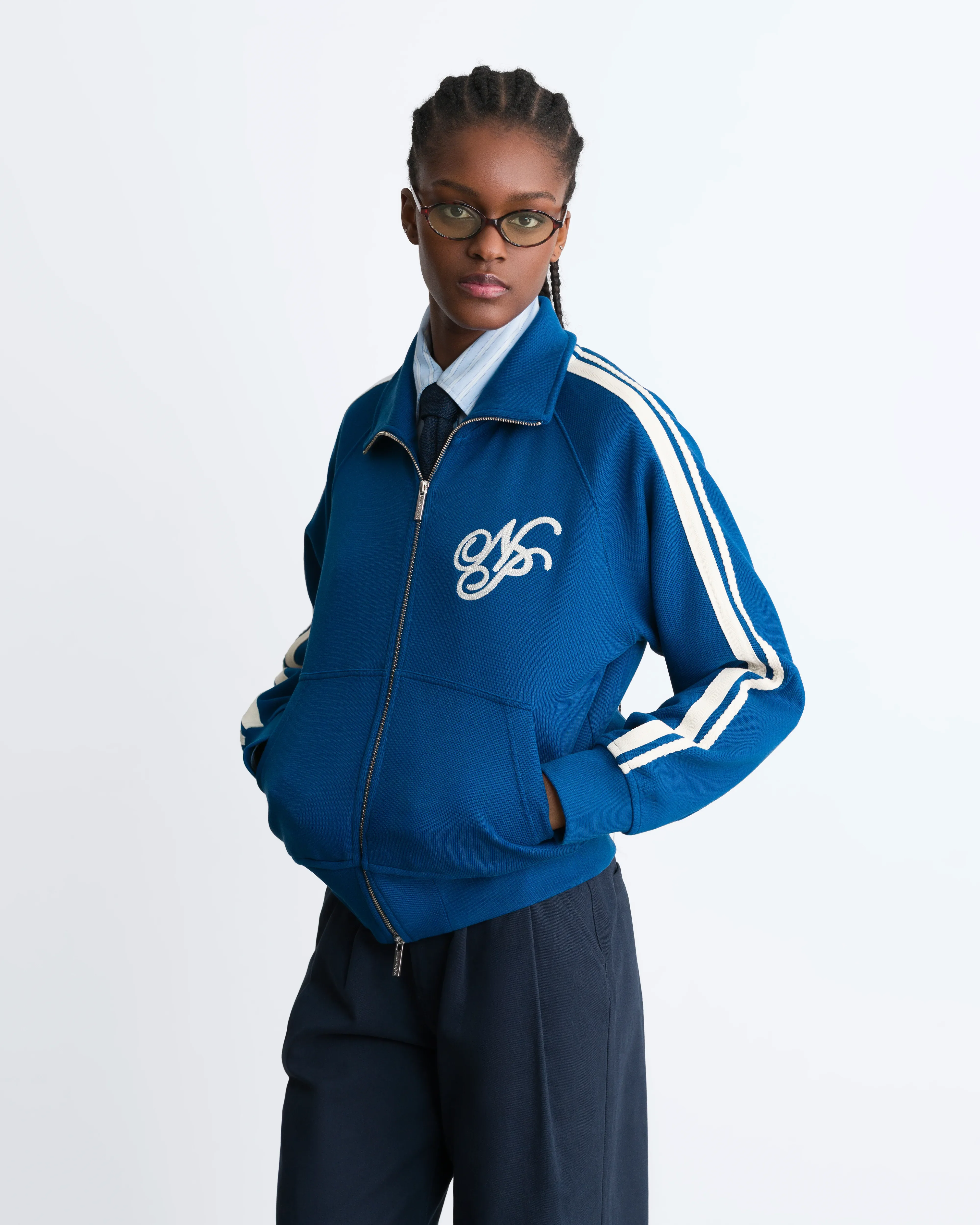 Ying-Yang Zip-Up Navy - Image 11