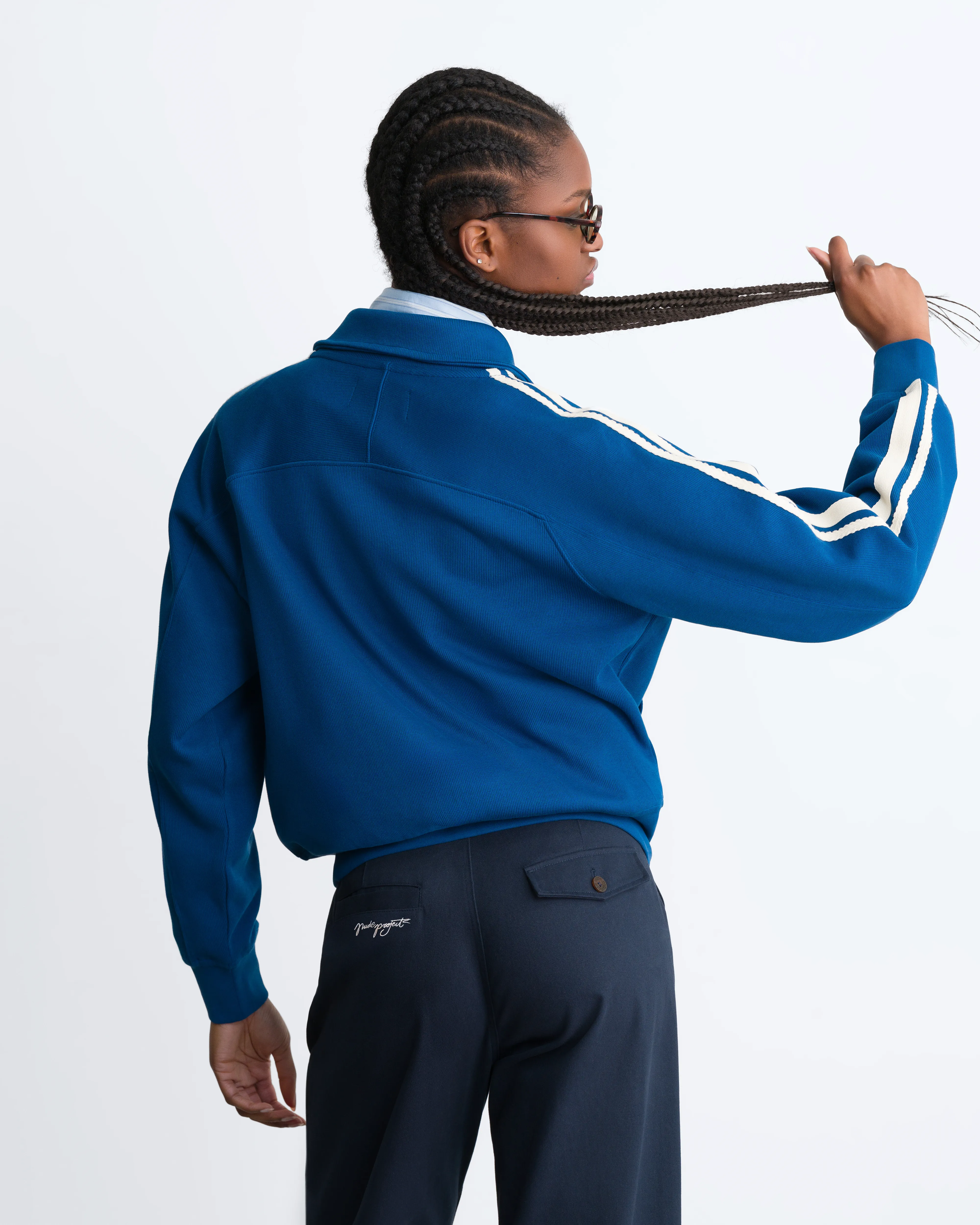 Ying-Yang Zip-Up Navy - Image 16