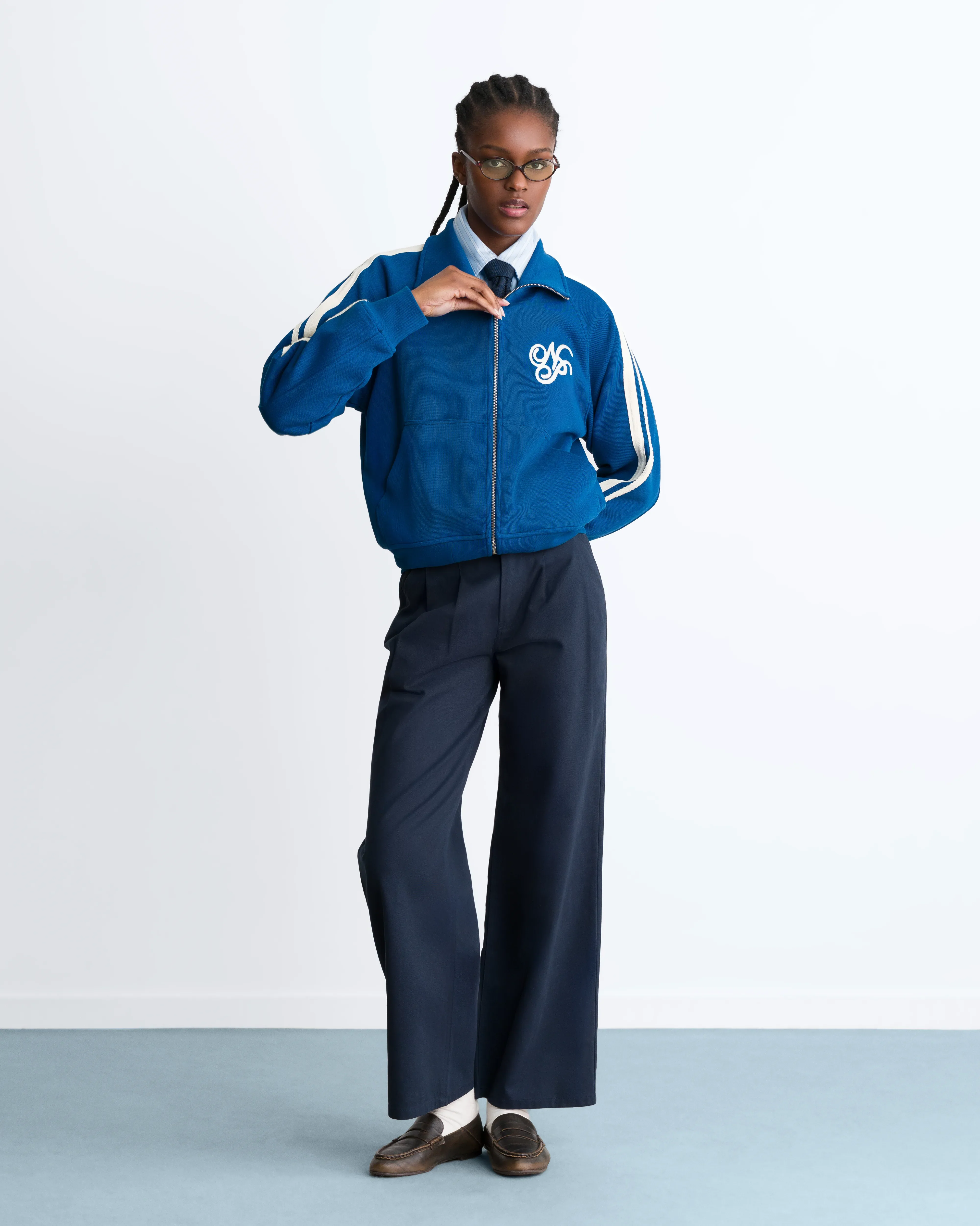 Ying-Yang Zip-Up Navy - Image 17
