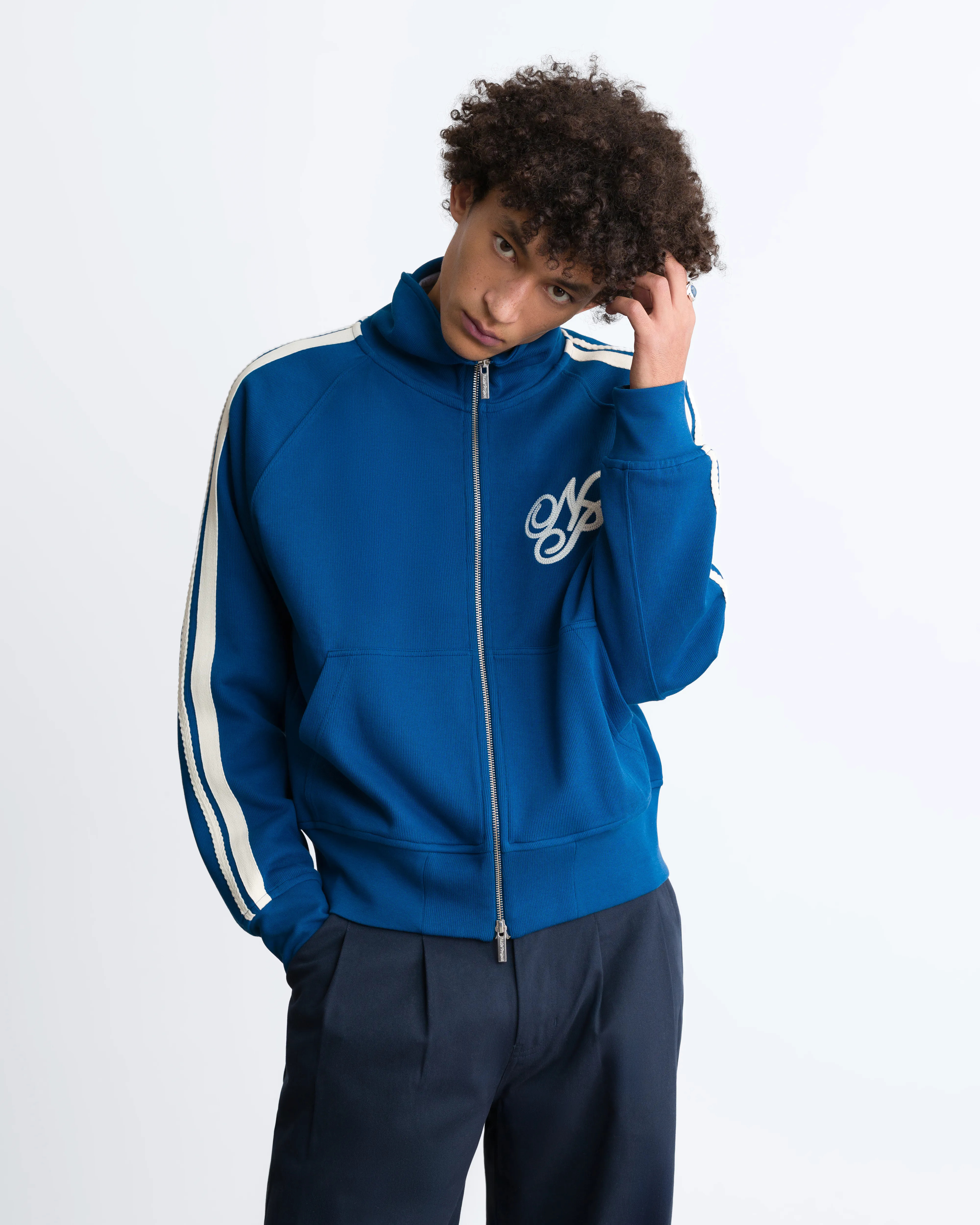Ying-Yang Zip-Up Navy - Image 8