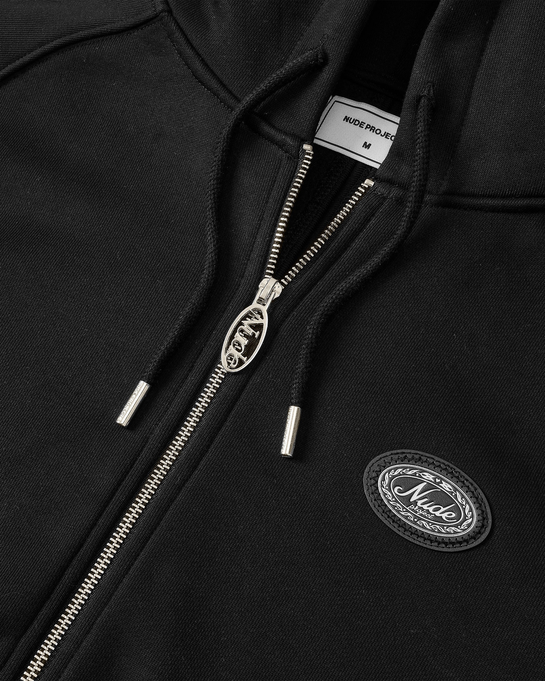 Essentials Zip-Up Hoodie Black - Image 10