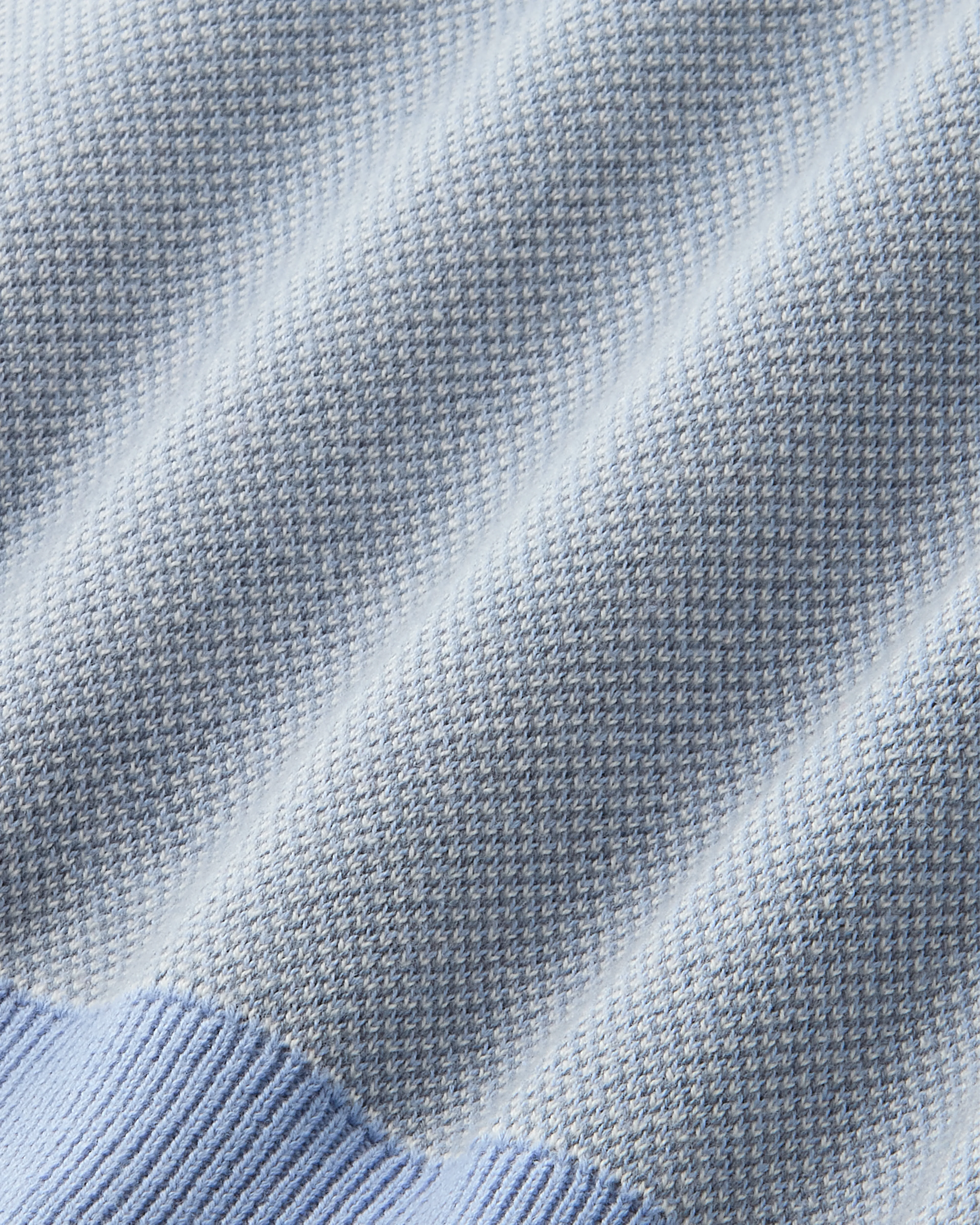 Footy Knit Zip-Up Cardigan Blue - Image 12