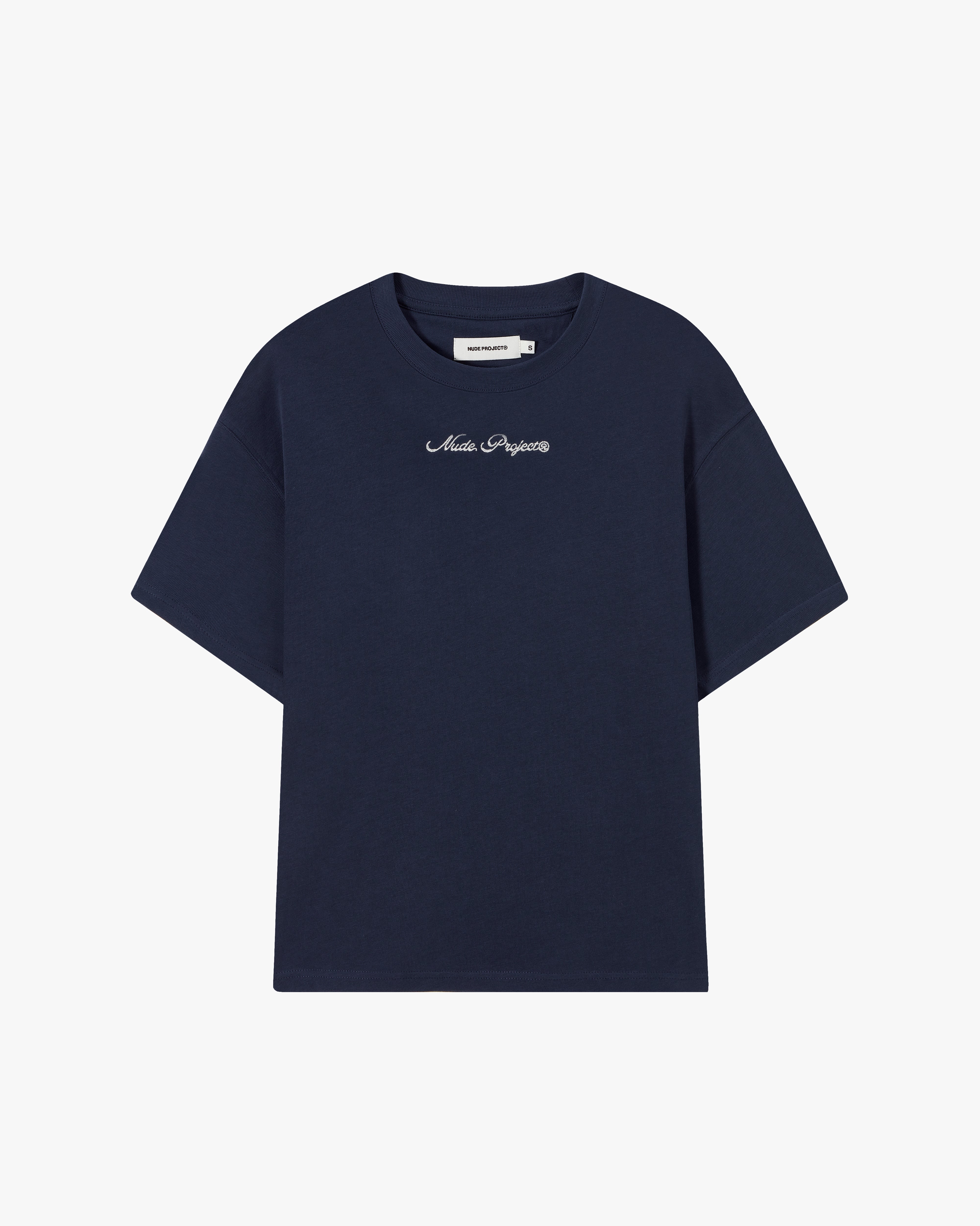 Peach Tee Navy - Image 4