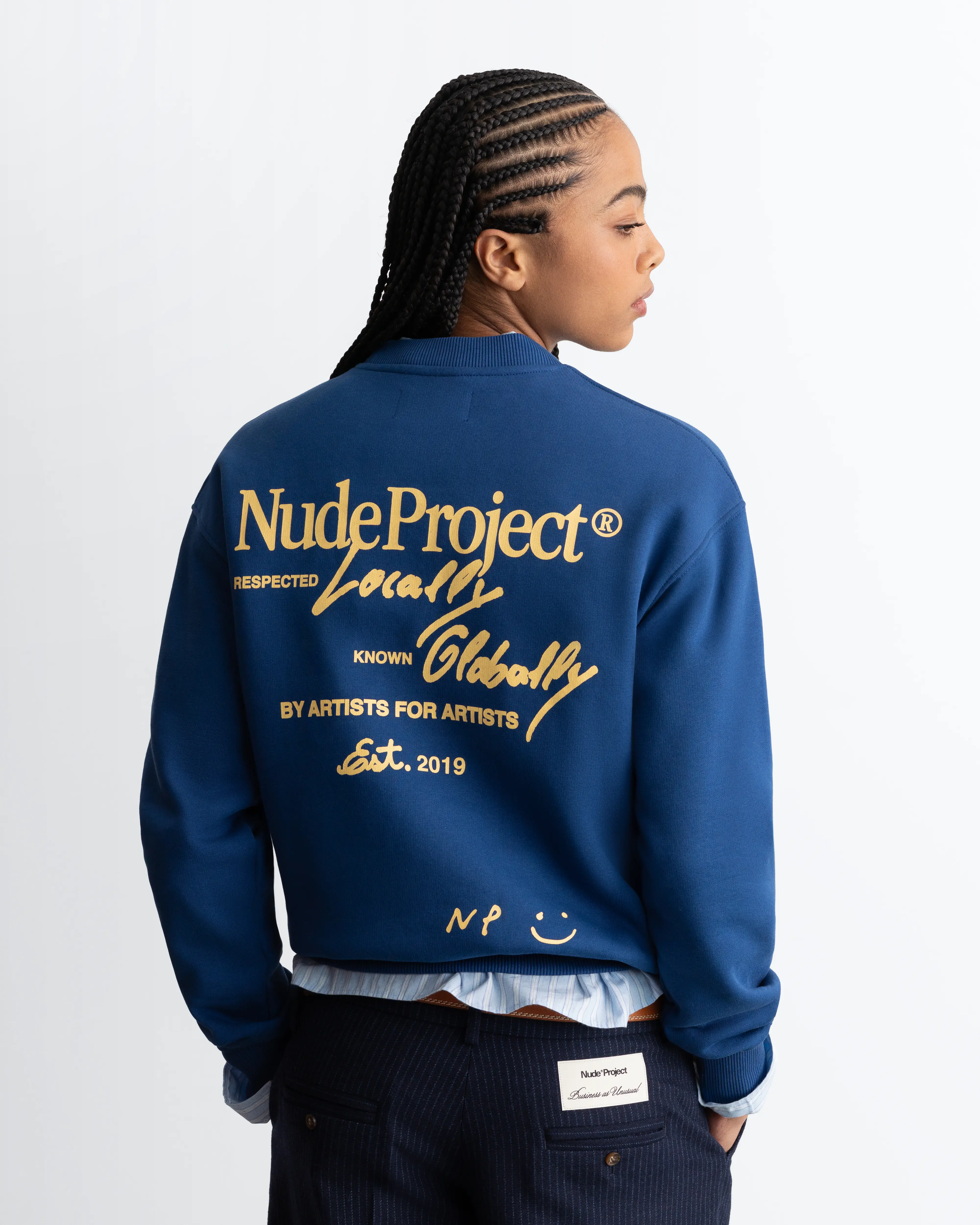 Global Soon Sweatshirt Blue - Image 10