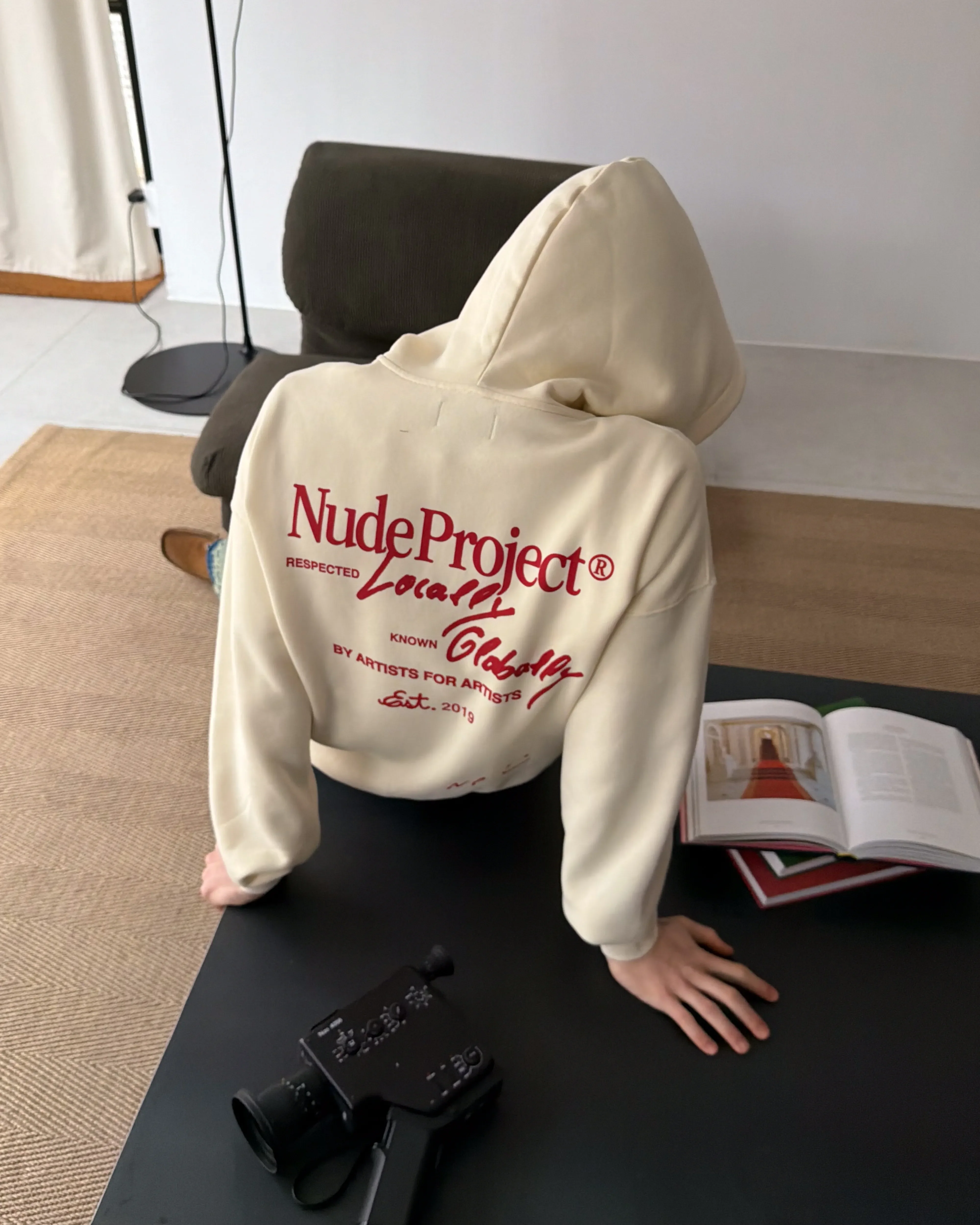 Global Soon Zip-Up Hoodie Marshmallow - Image 2