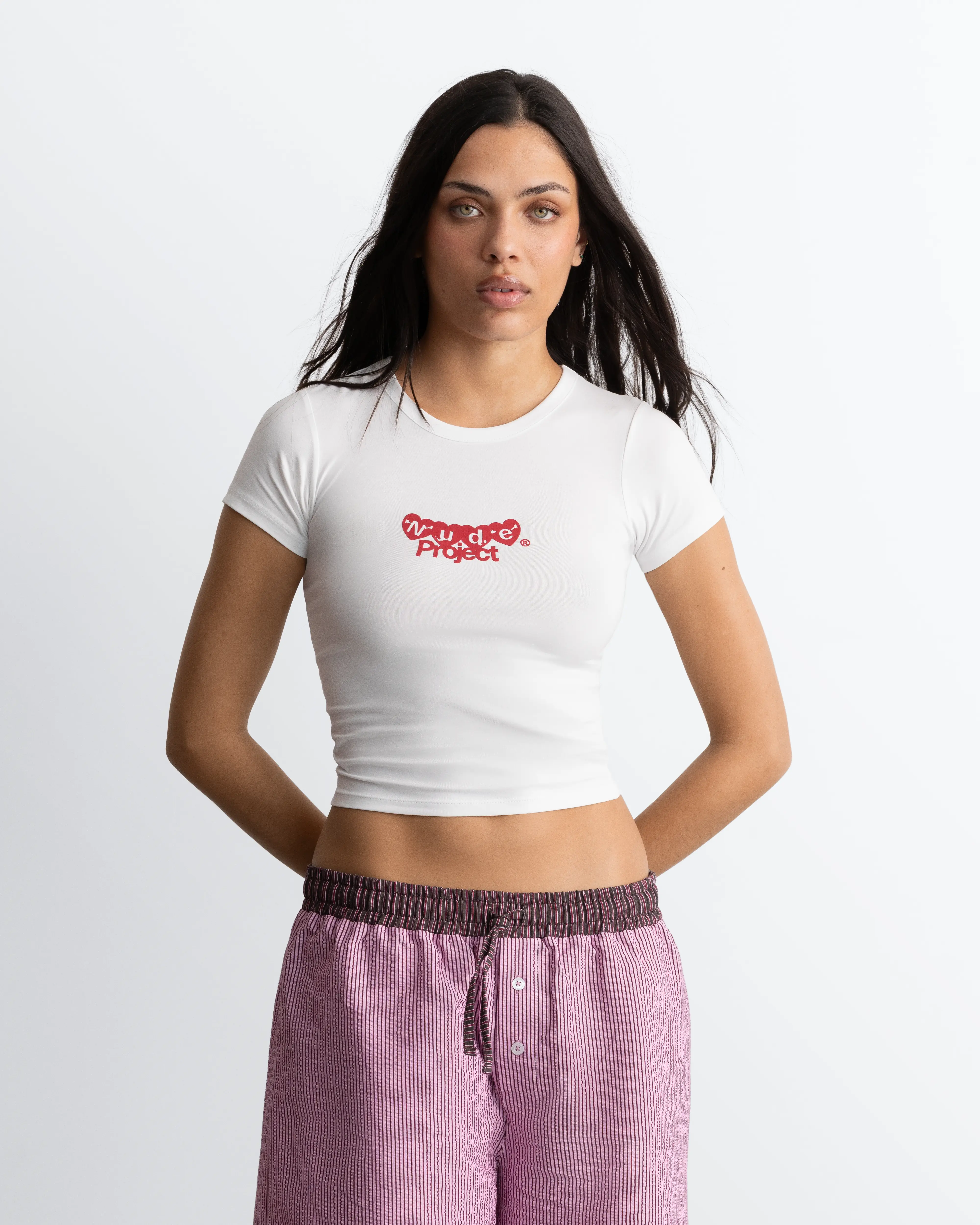 Hearts Tee White - Image 3