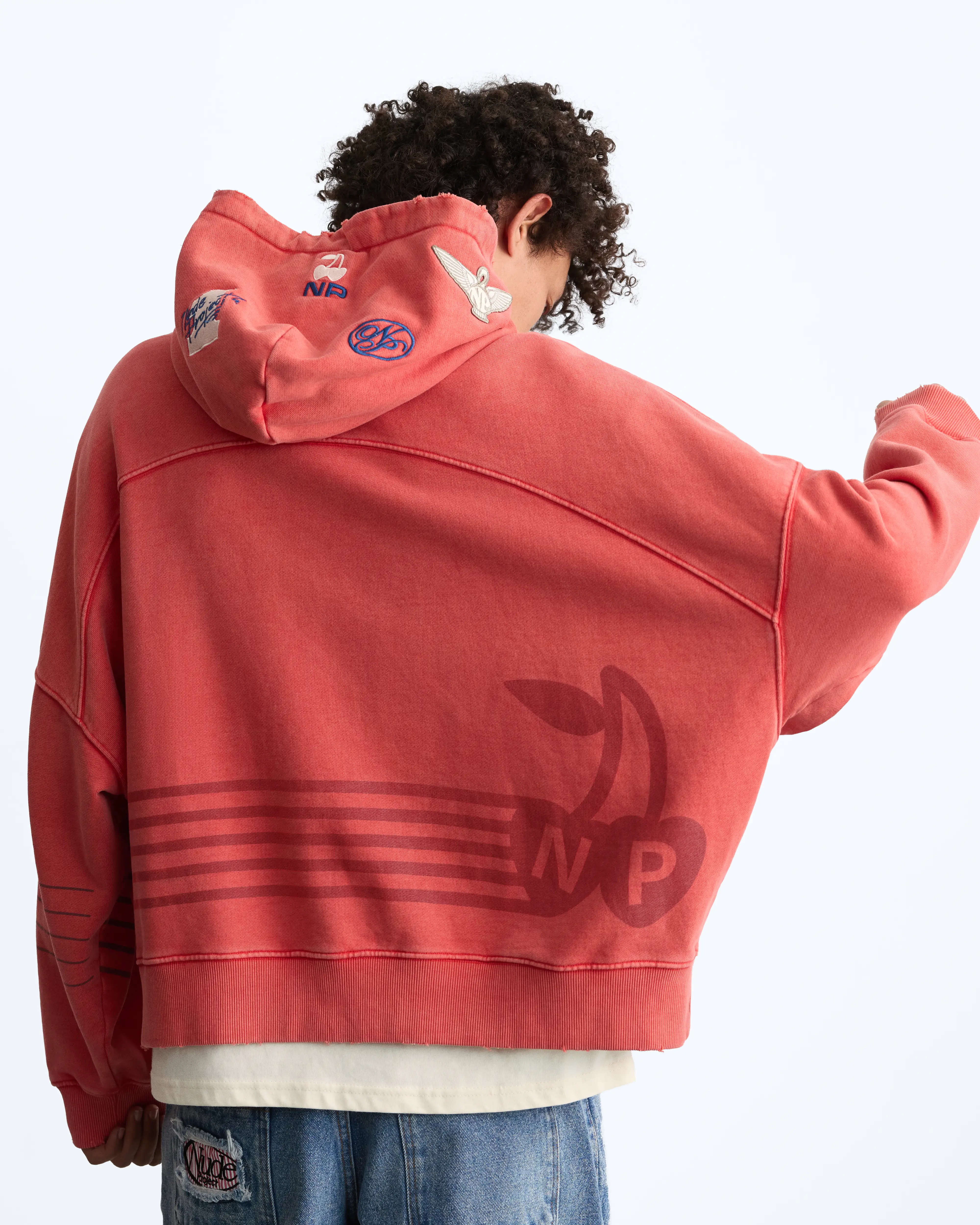 Fuel Hoodie Washed Red - Image 7
