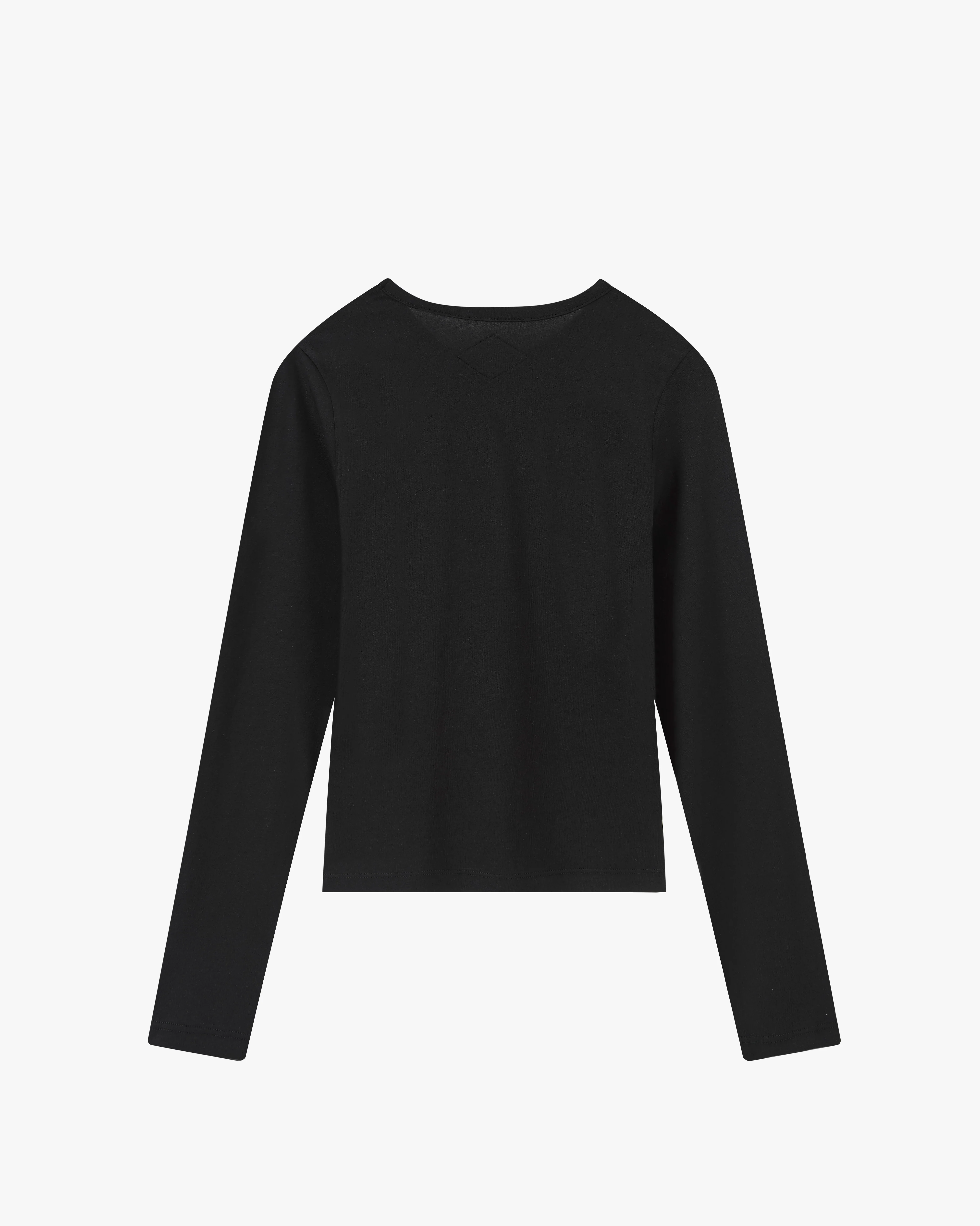 Husky Long-Sleeve Tee Black - Image 2