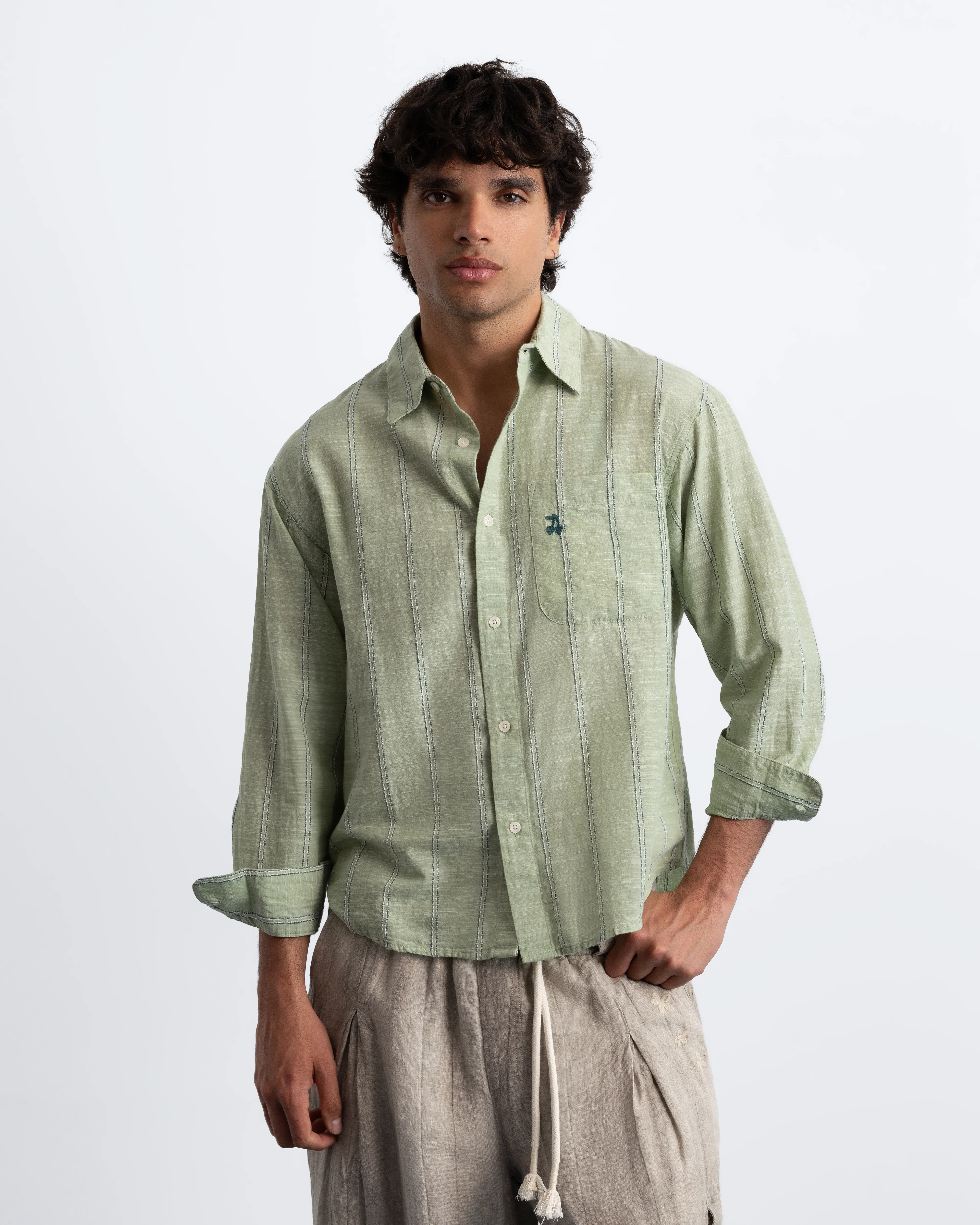 Menorca Shirt Green - Image 5