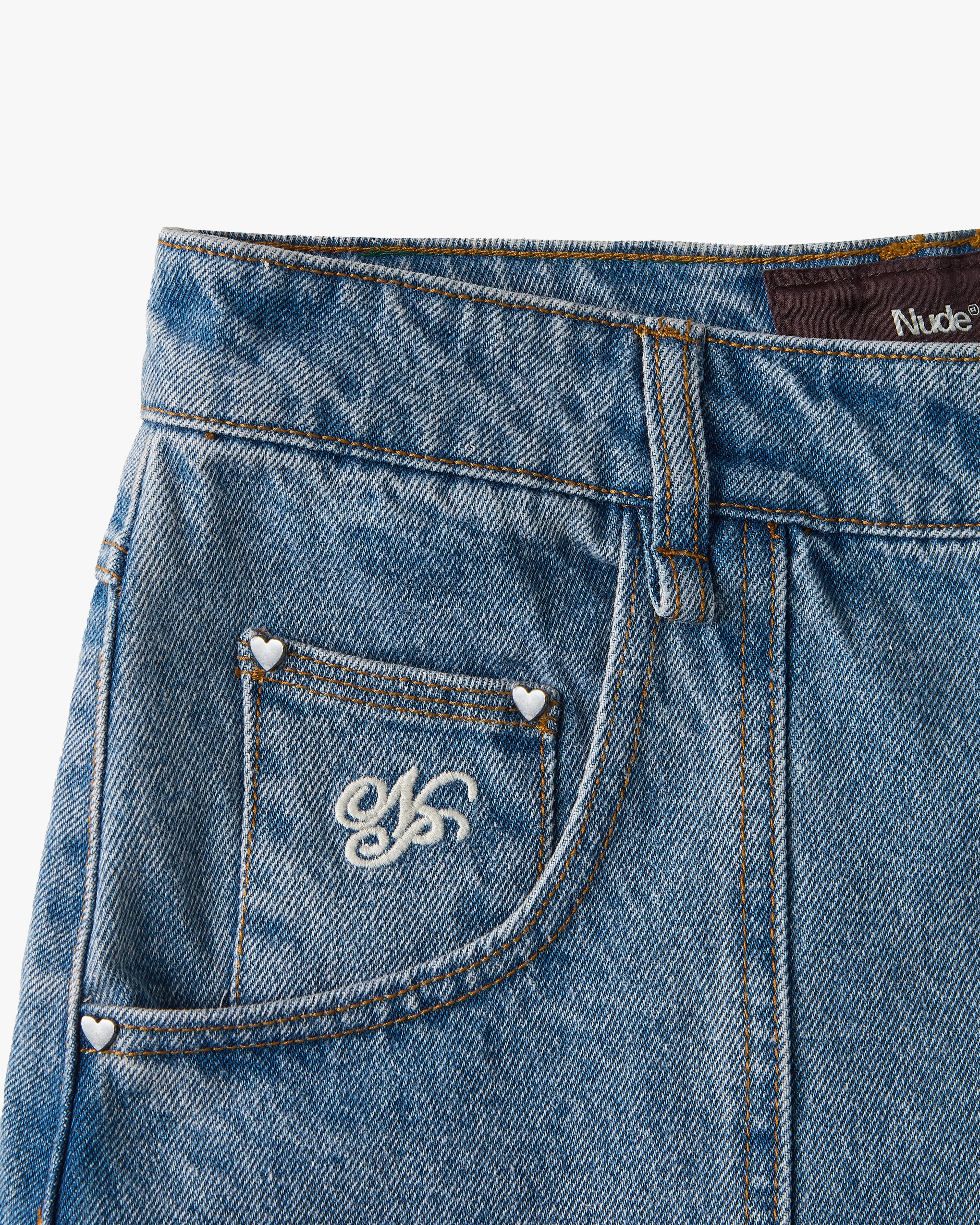 Denim Jorts Blue - Image 15
