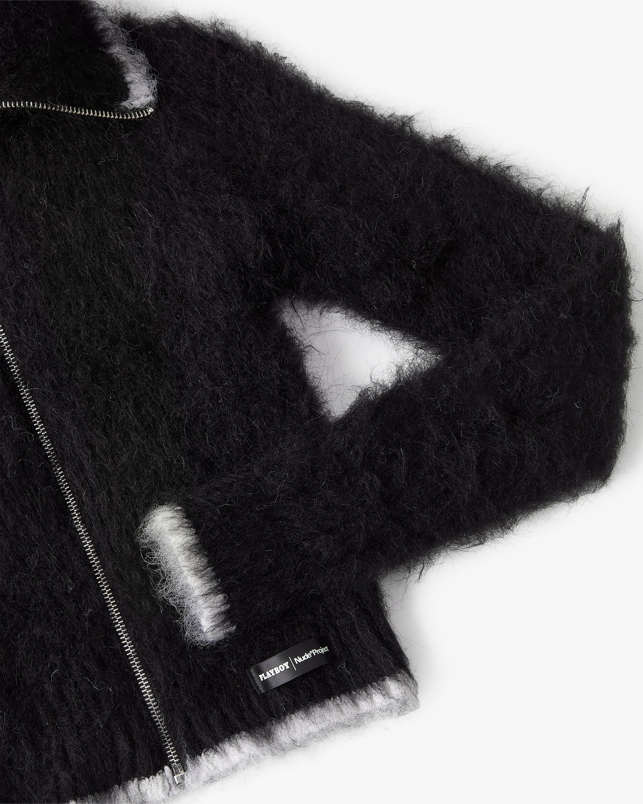 Mansion Zip-Up Knit Black - Image 8