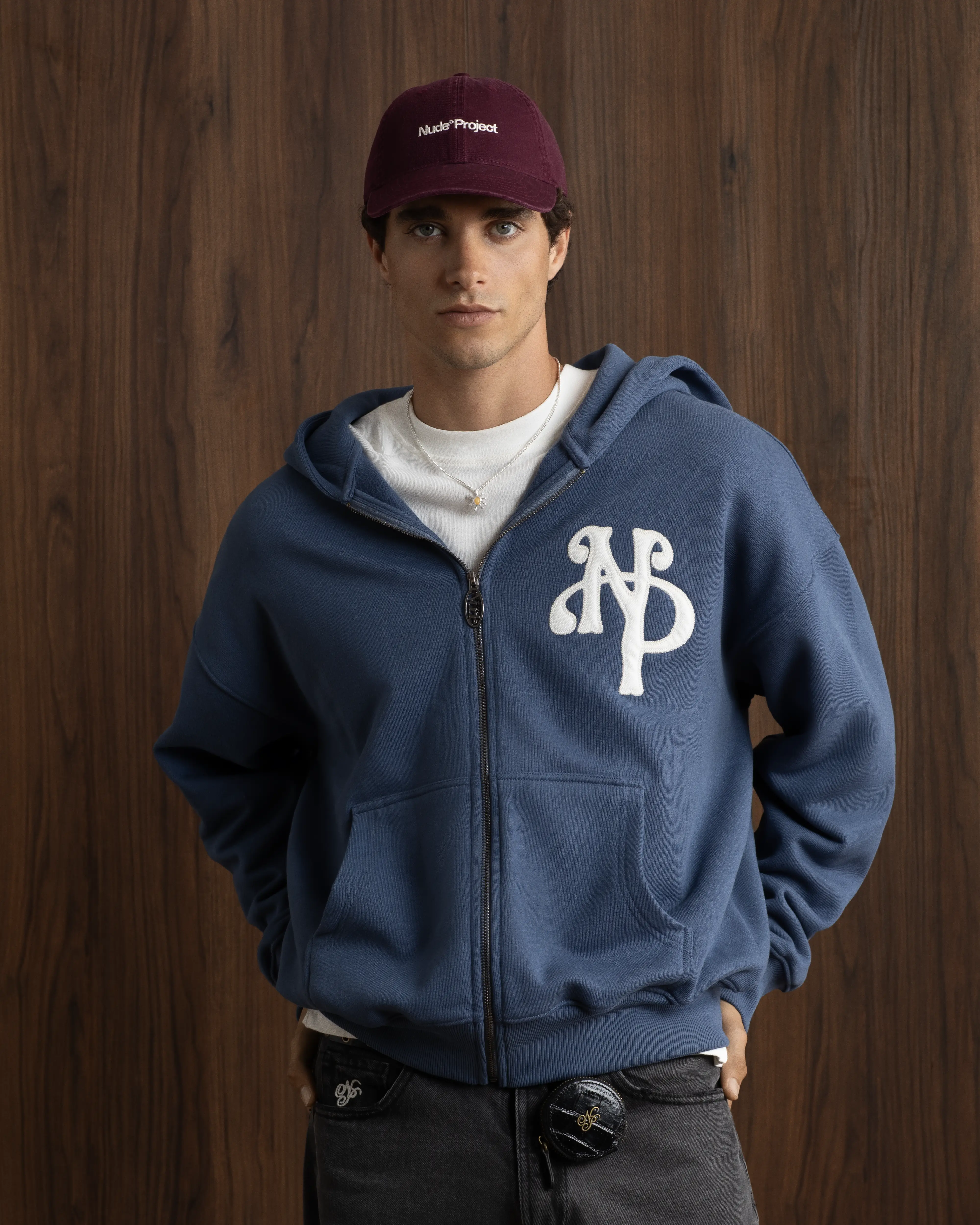 Kill Bill Zip-Up Hoodie Indigo - Image 10