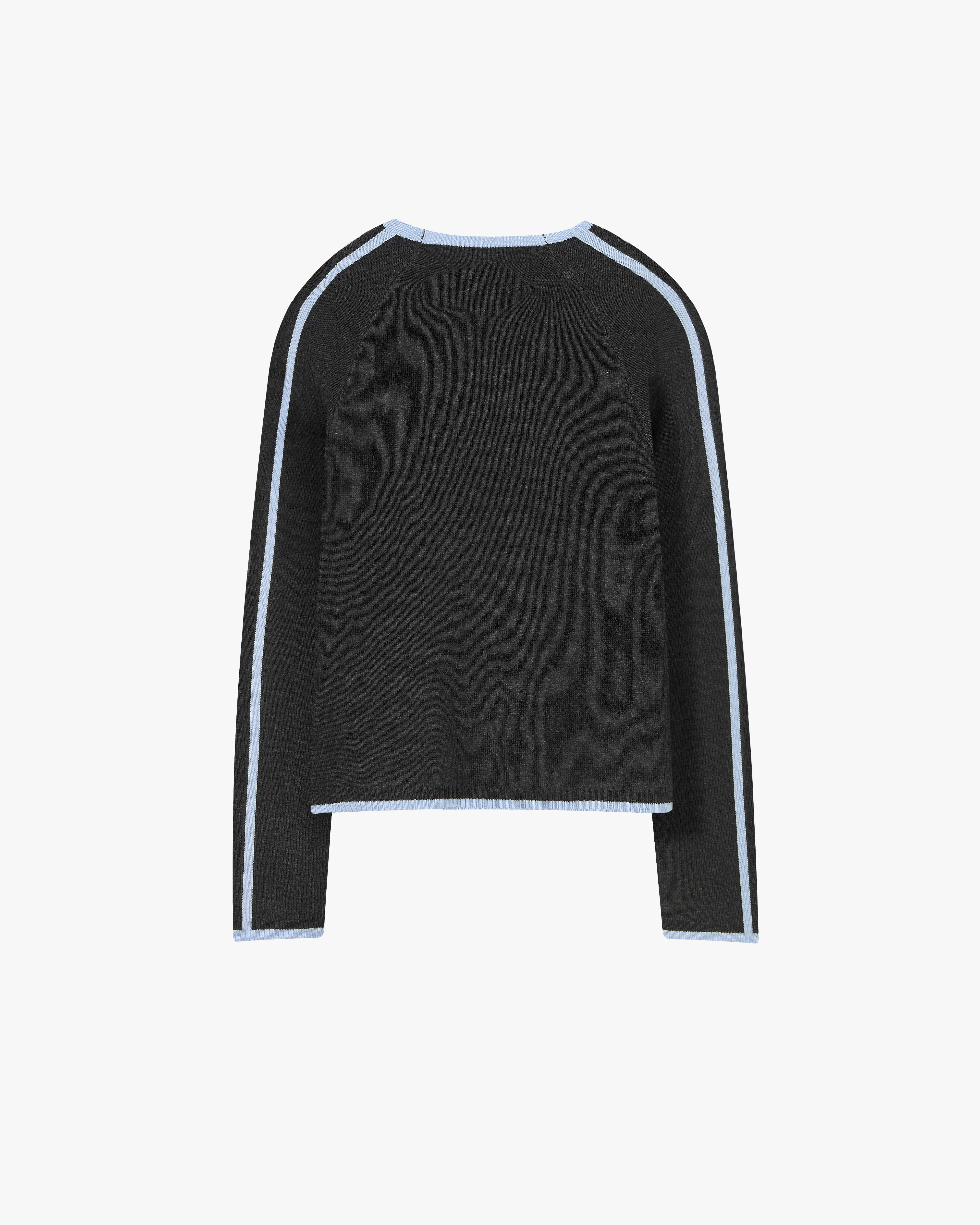 Suave Quarter-Zip Knit Grey - Image 4