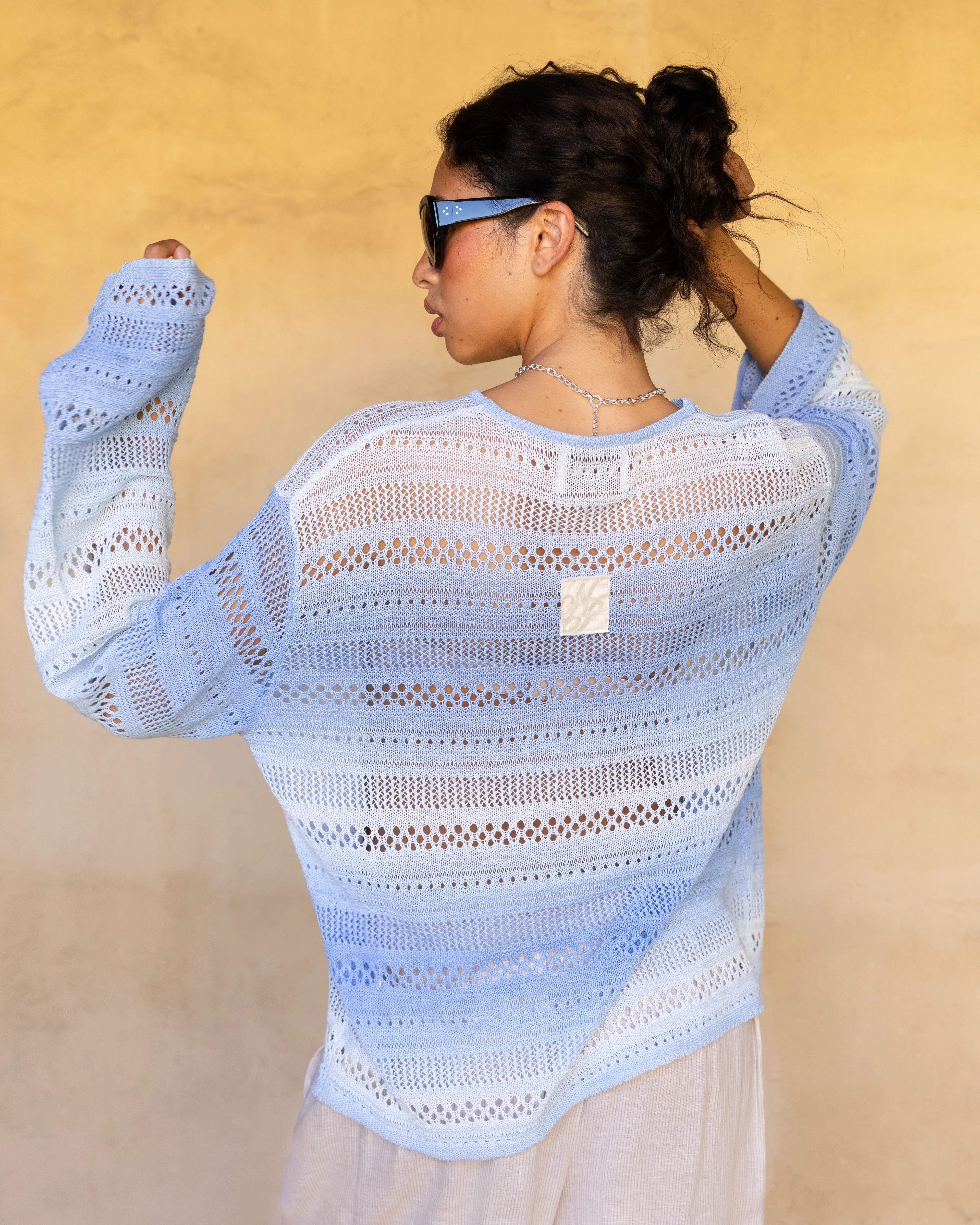 Es Vedra Knit Sweater Blue - Image 12
