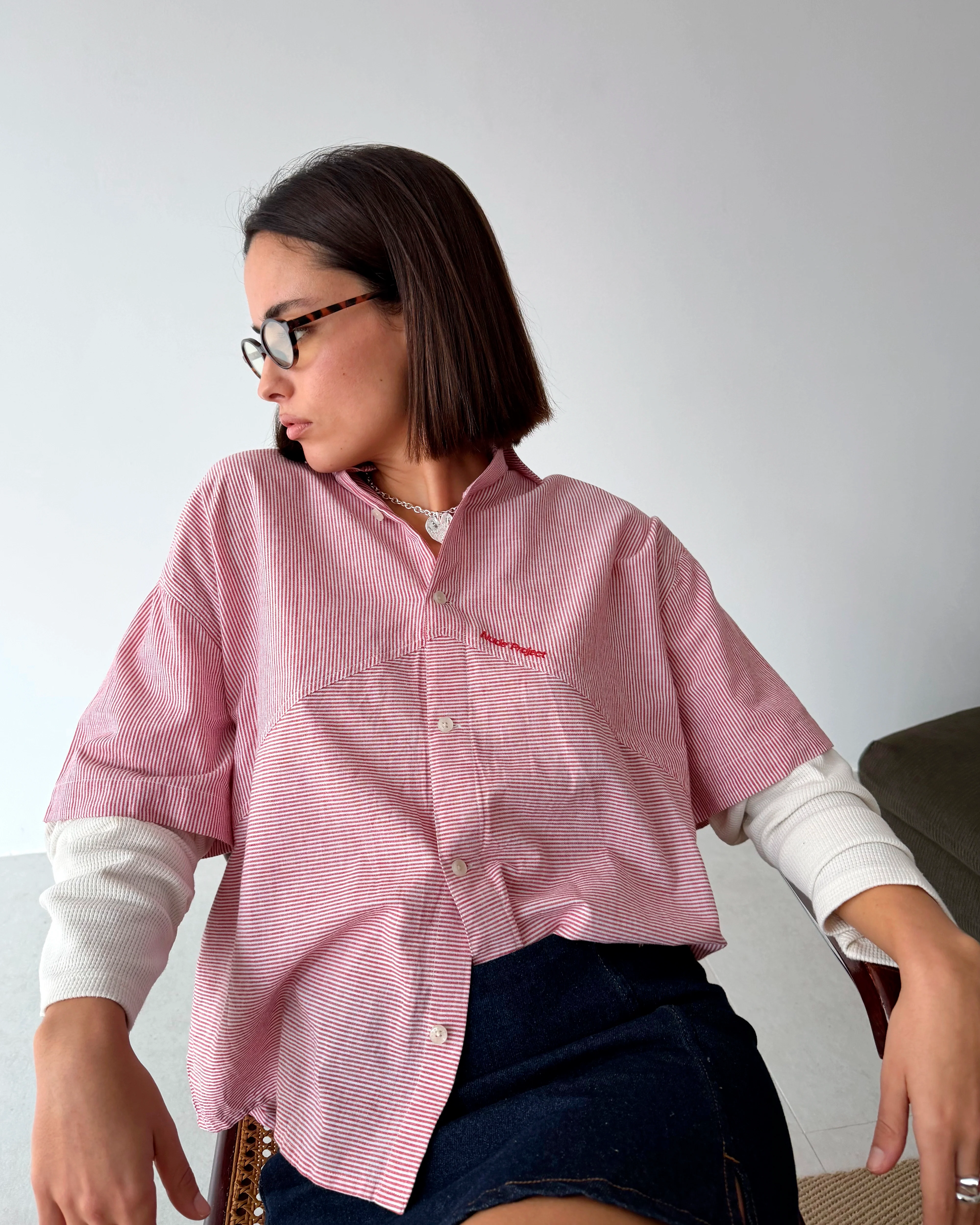 Palier Double Sleeve Shirt Red - Image 6