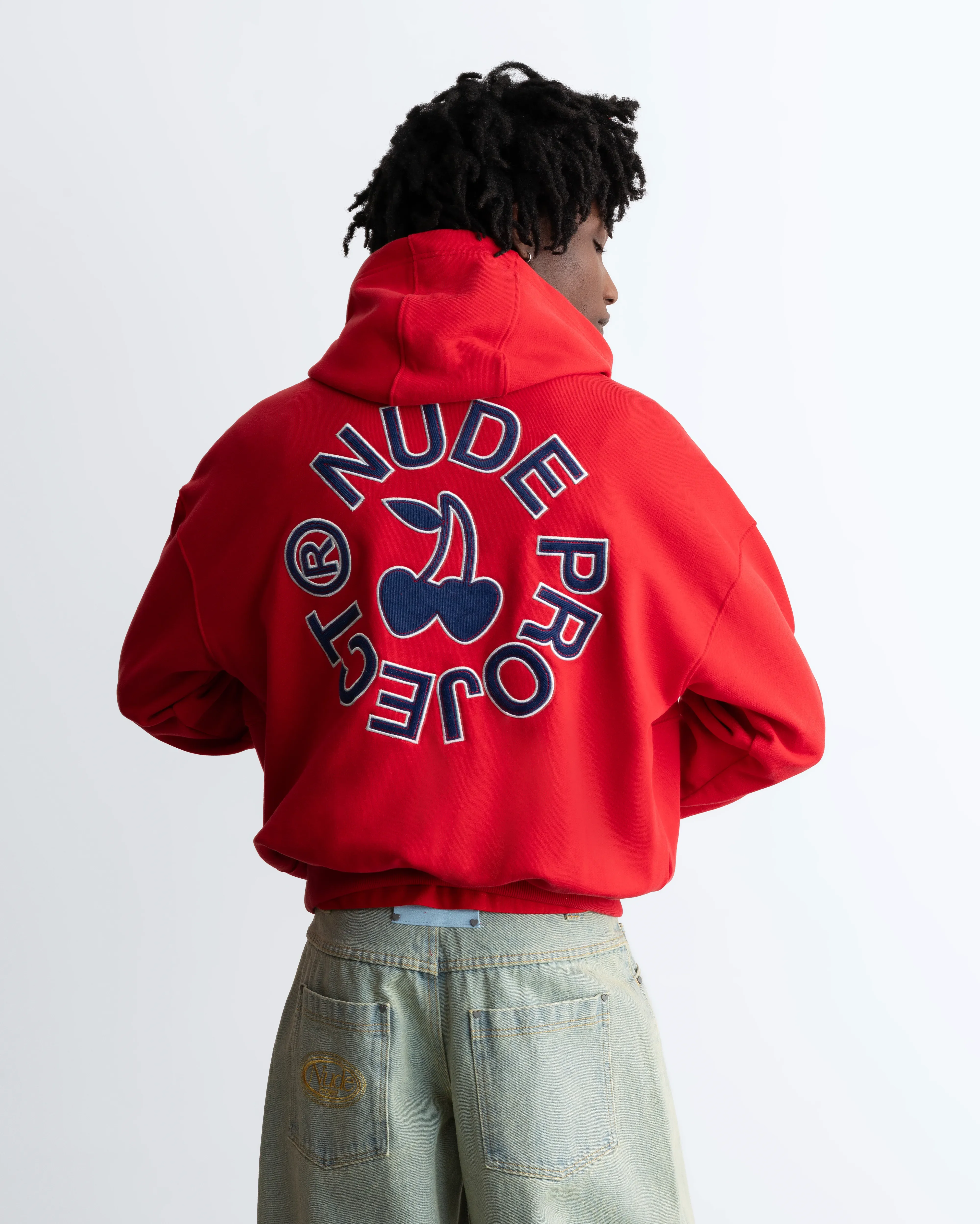Kory Boxy Hoodie Red - Image 4