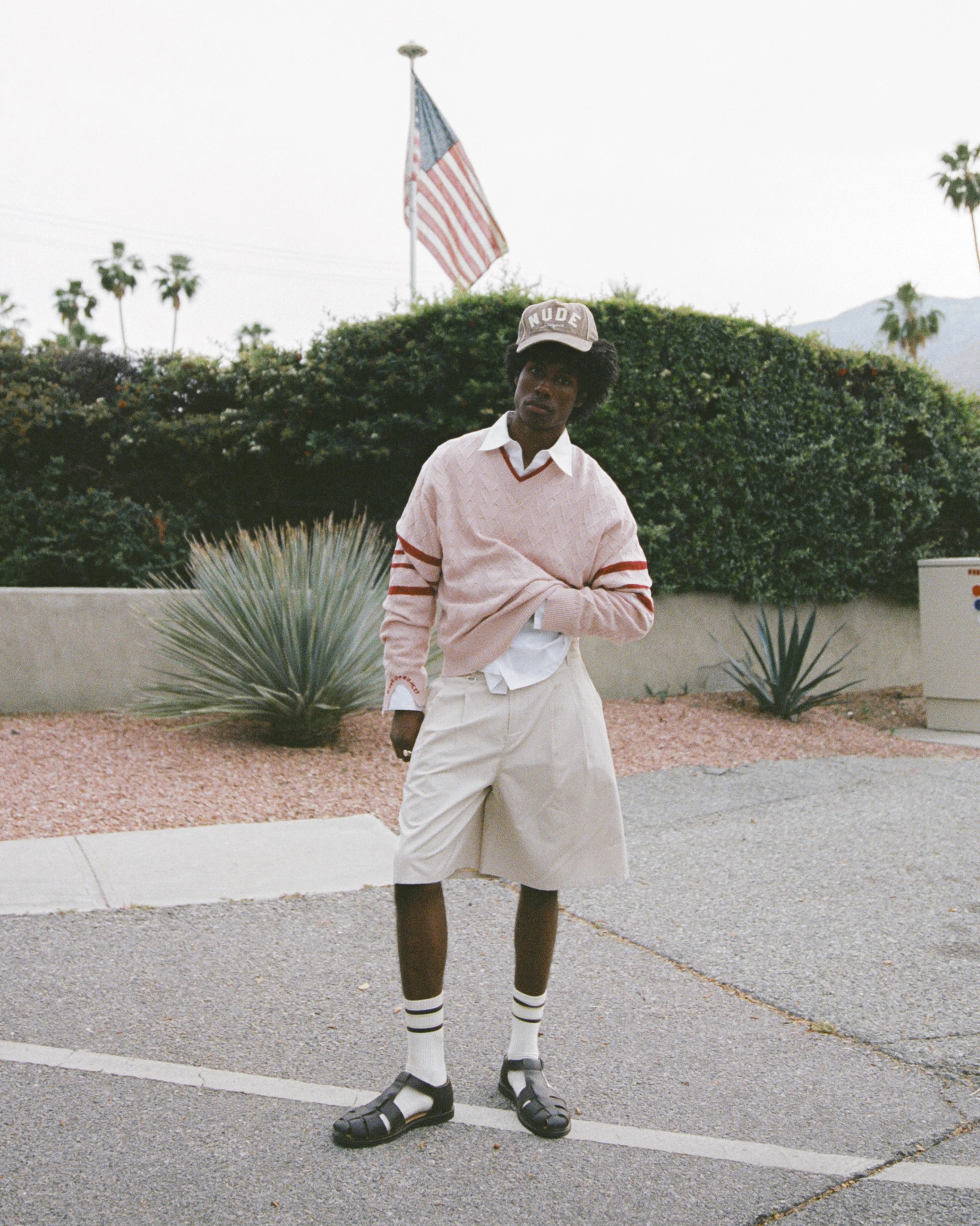 Tennis Club Knit Sweater Pink - Image 9