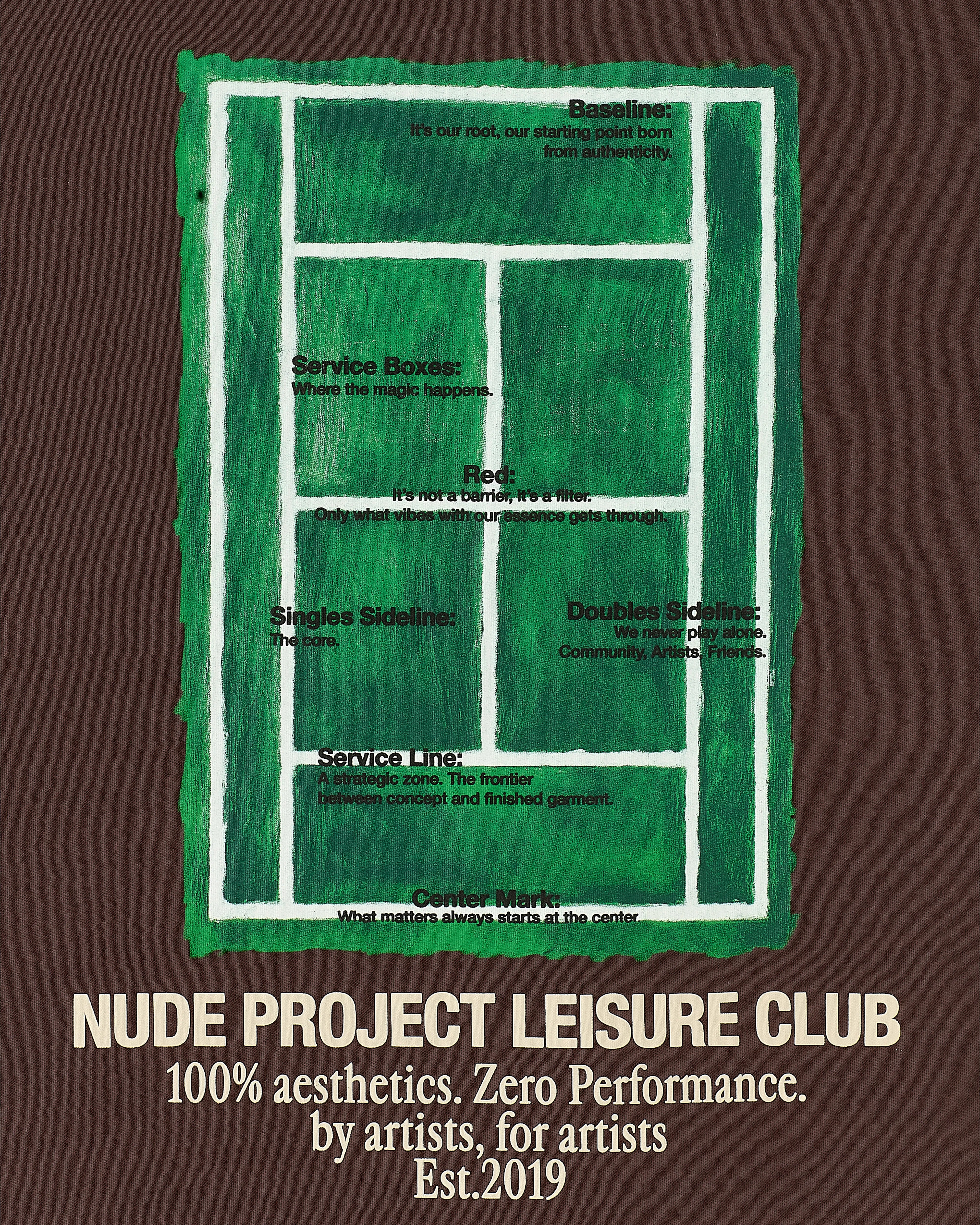 Court Tee Brown - Image 10