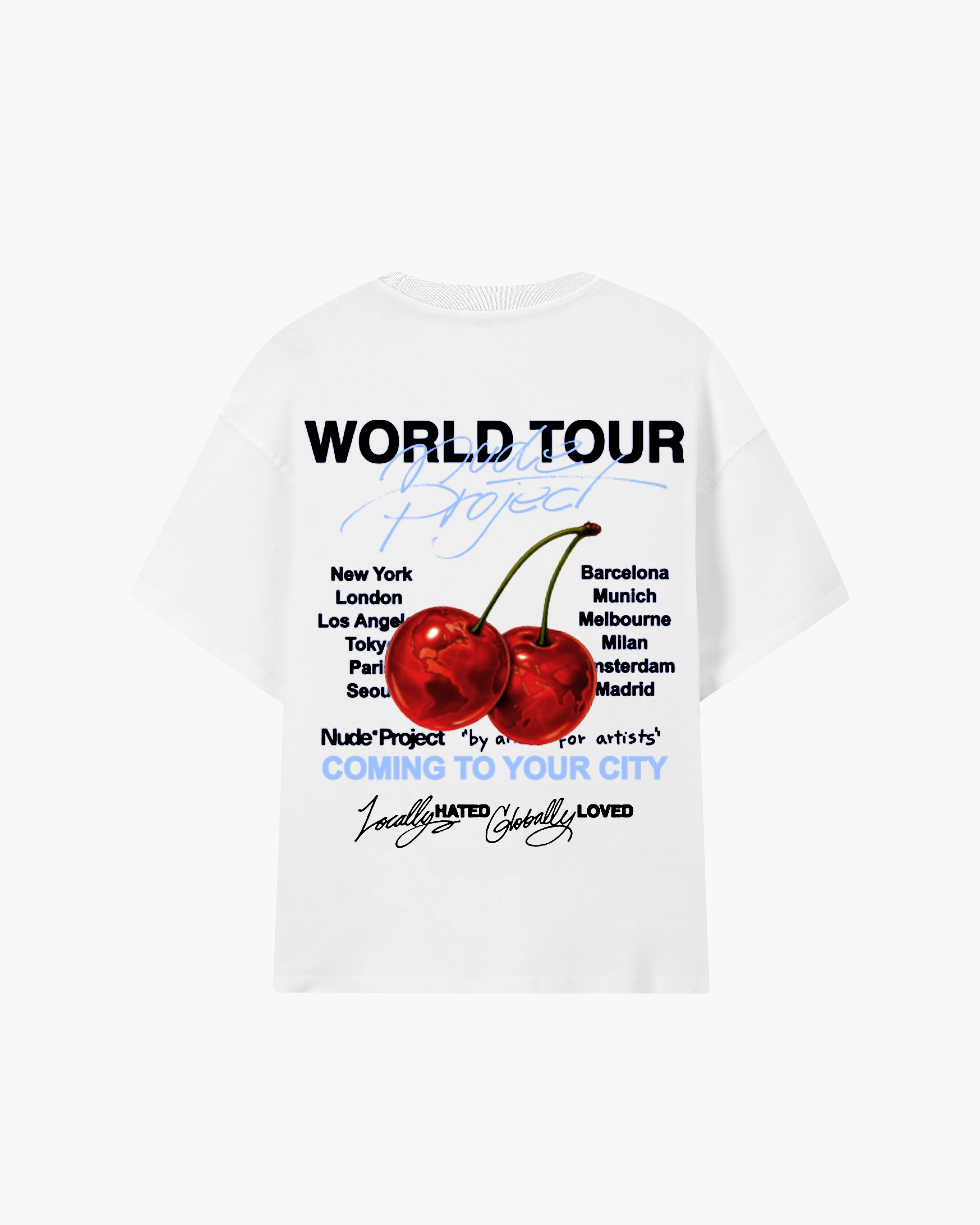 Nude Tour Tee White