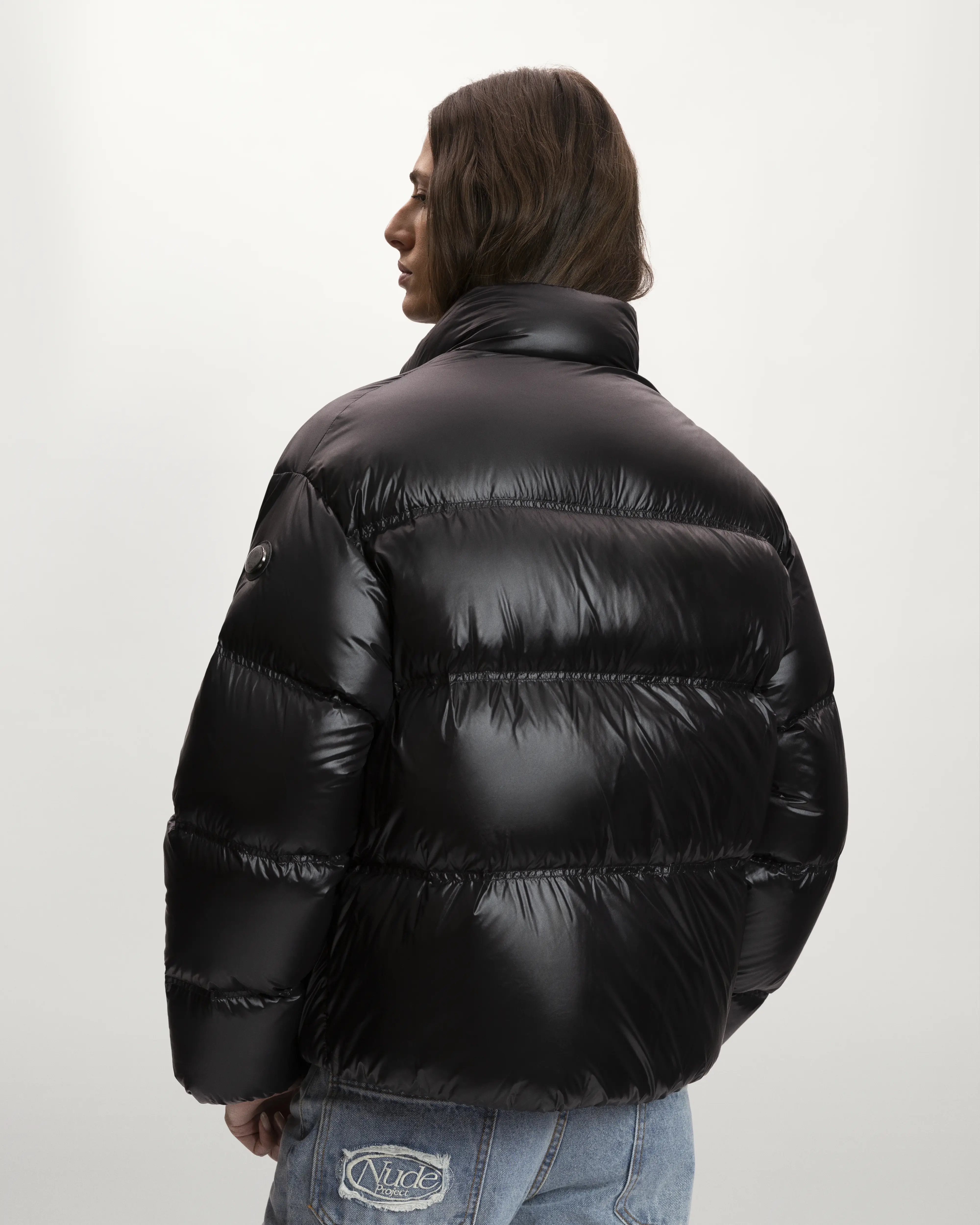 Real Down Og Puffer Jacket Black - Image 11