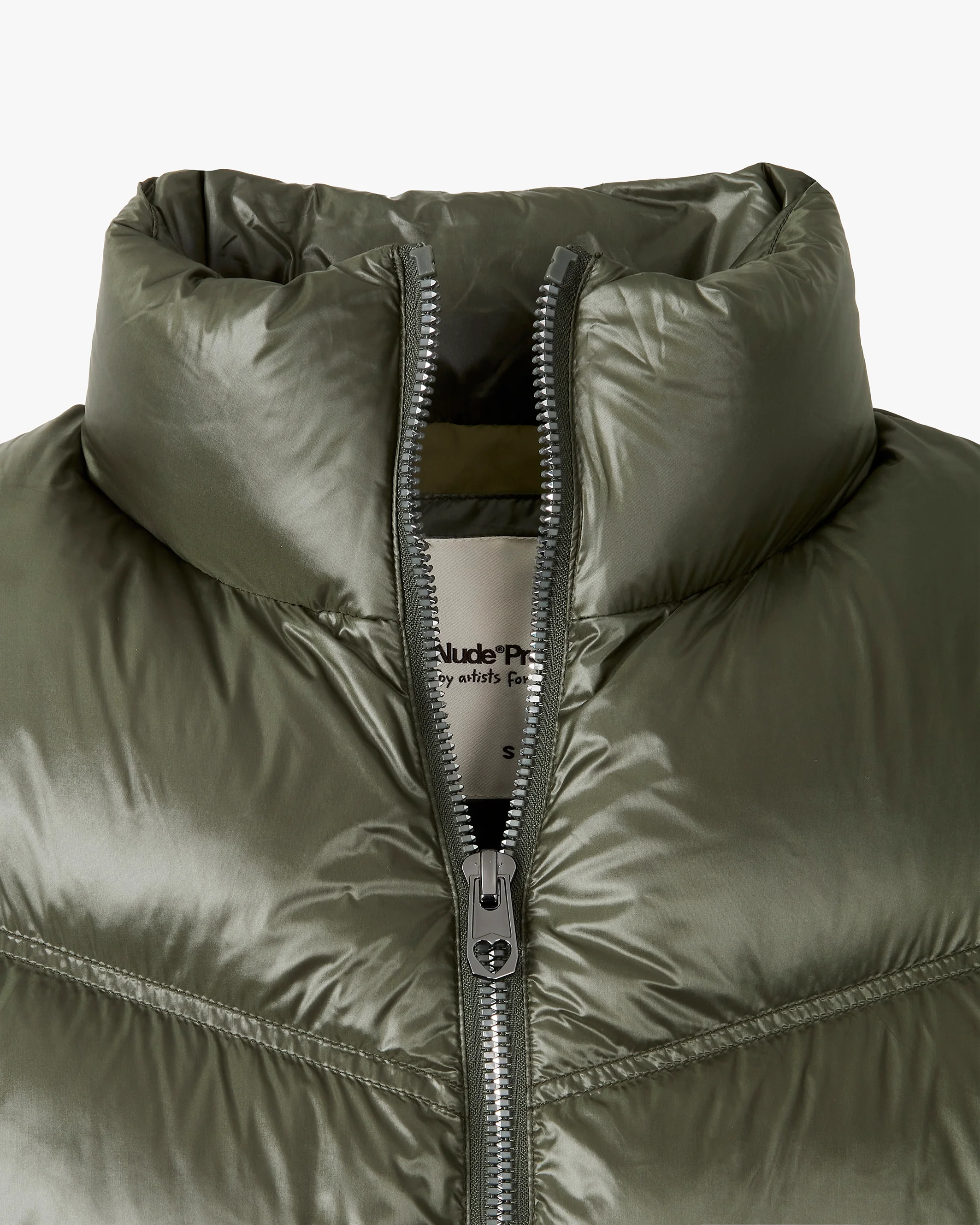 Real Down Og Puffer Jacket Green - Image 18