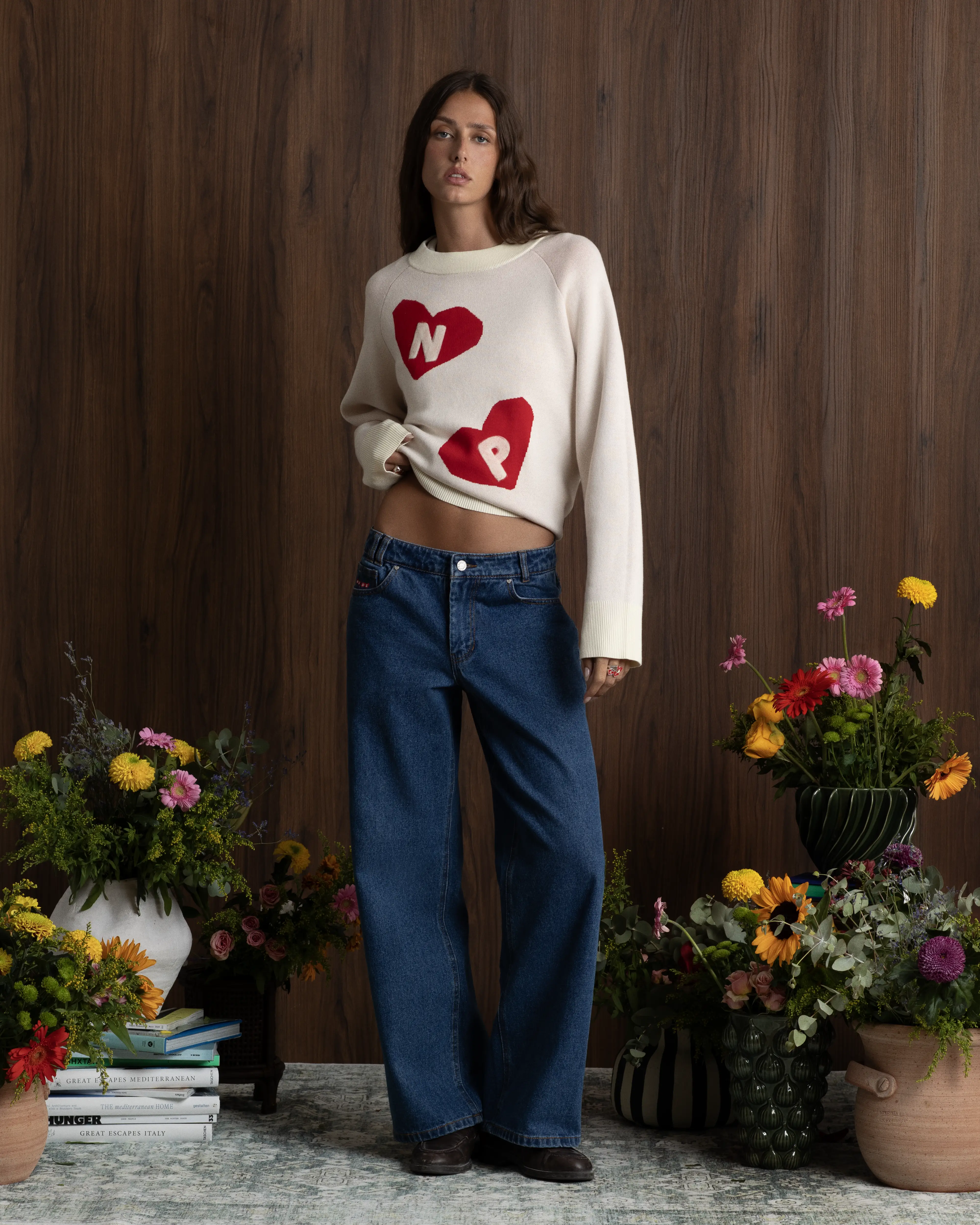 Old Baggy Woman Jeans Indigo - Image 5