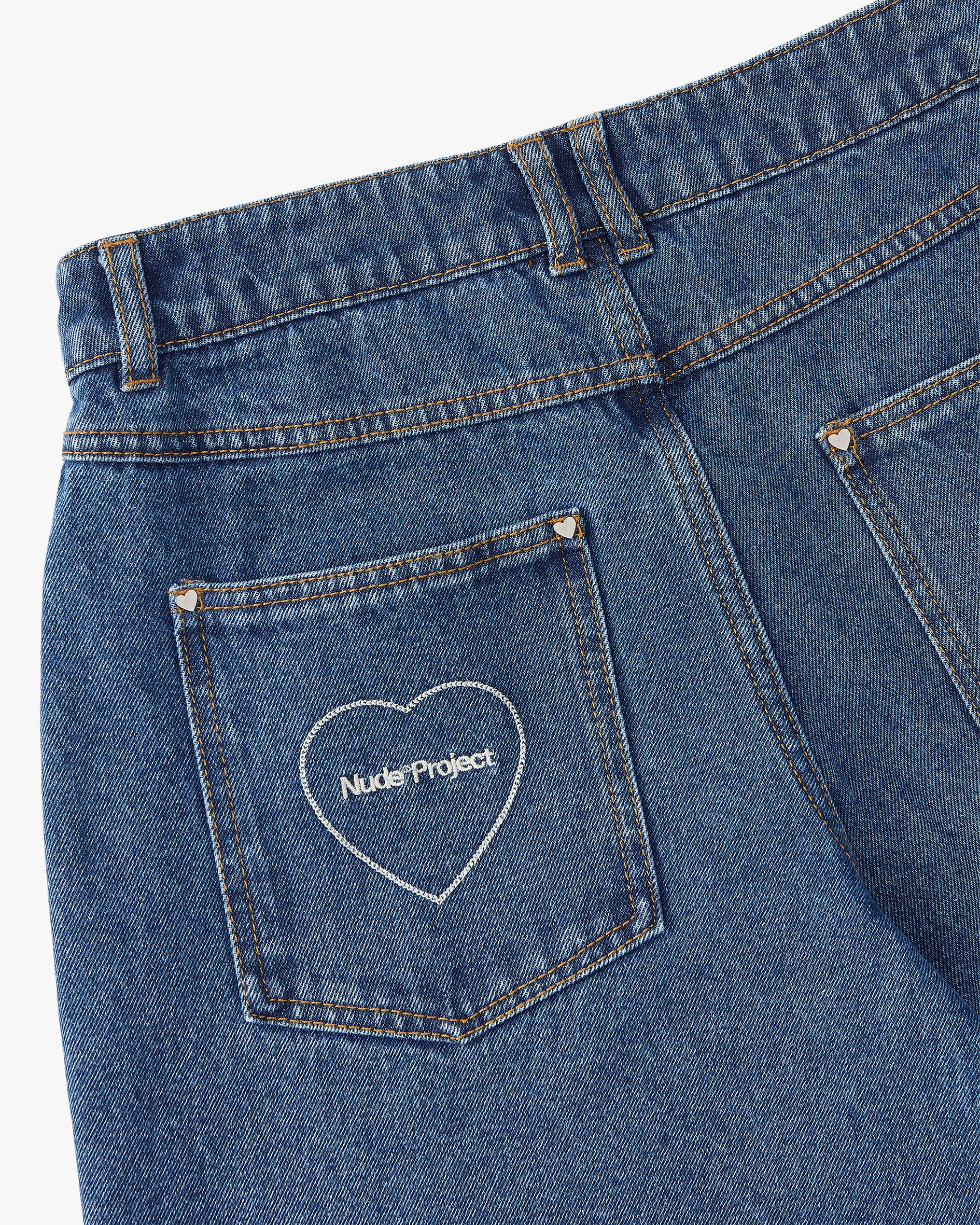 Old Baggy Woman Jeans Indigo - Image 8