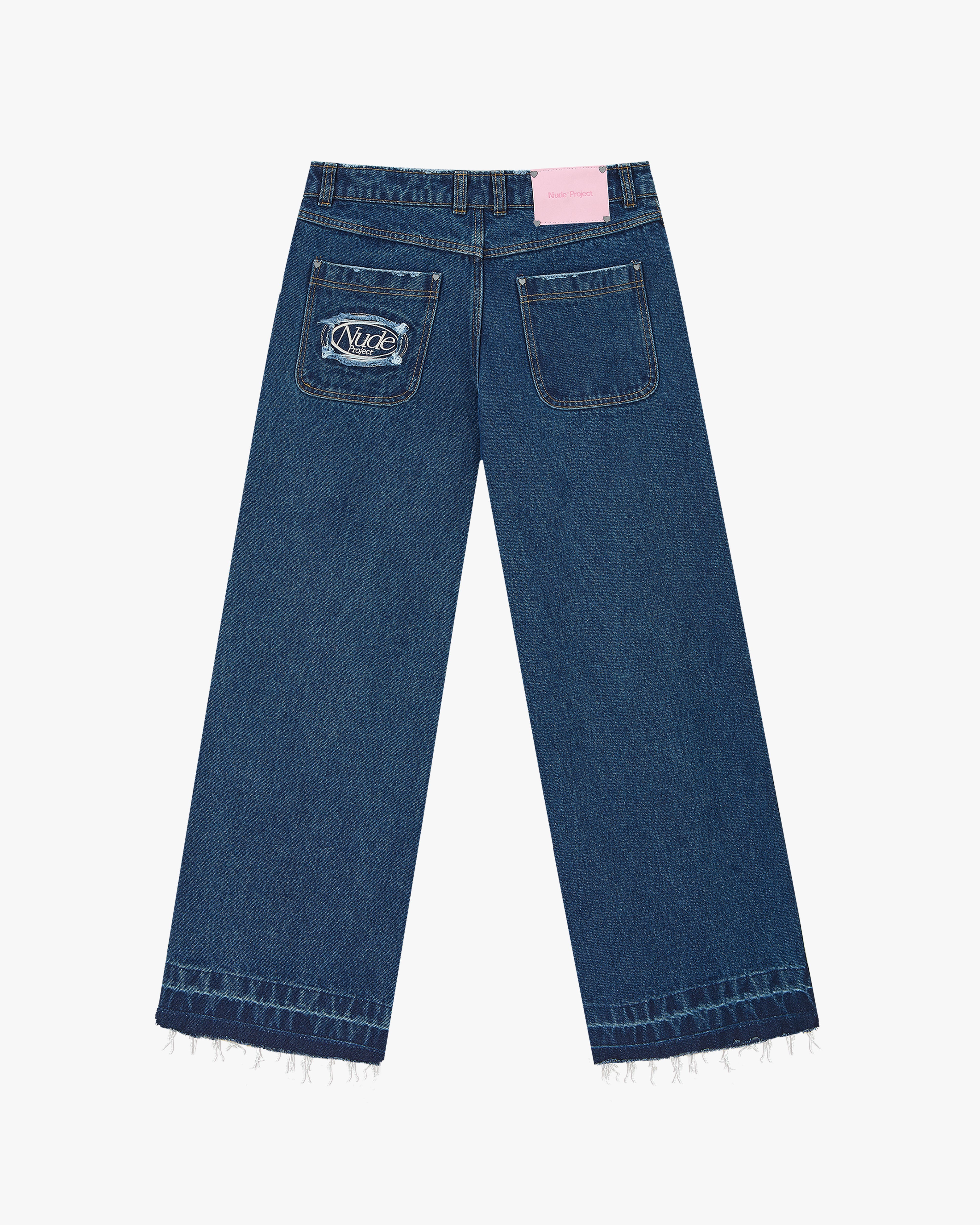 Old Baggy Jeans Stone Wash Indigo - Image 4