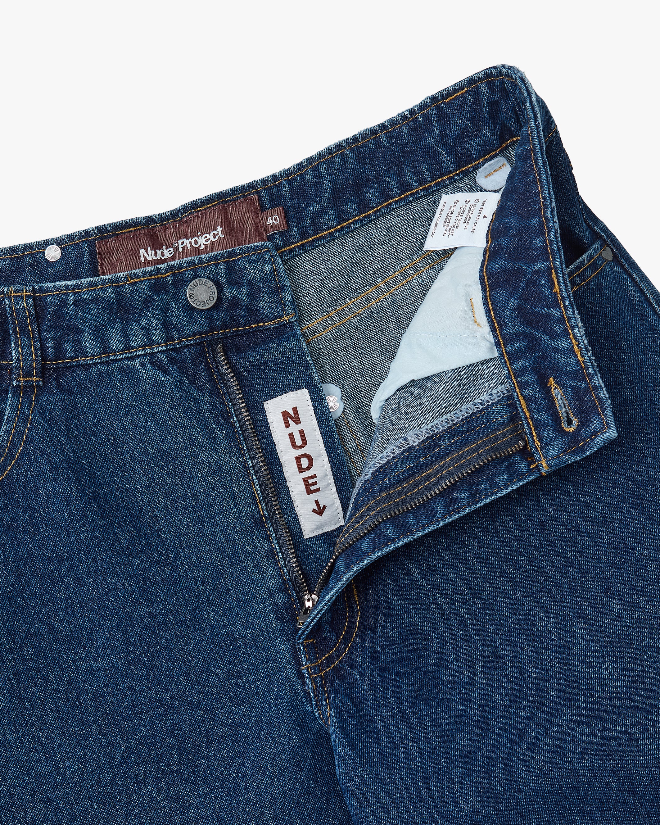Old Baggy Jeans Stone Wash Indigo - Image 9