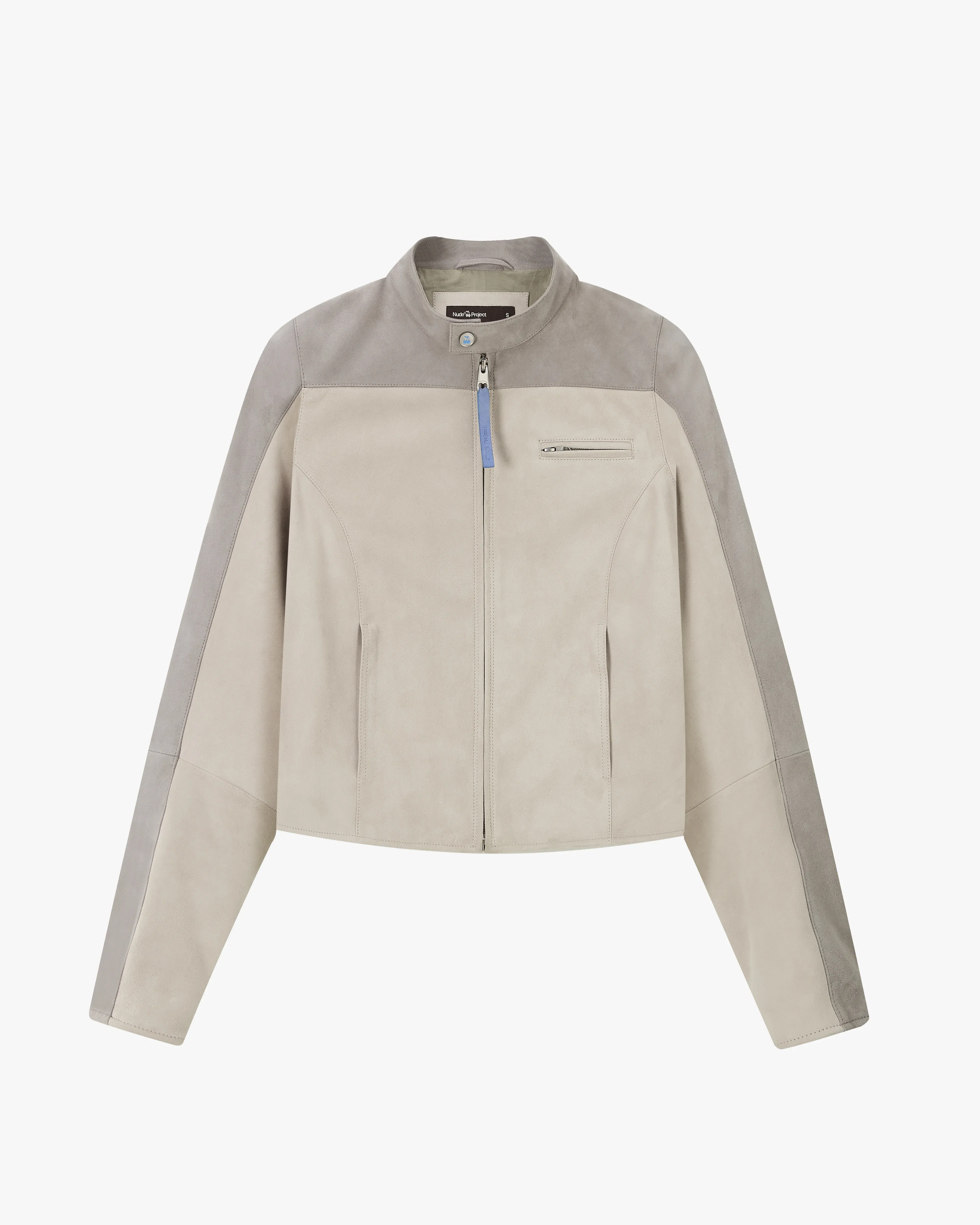 Racing Real Suede Leather Jacket - Image 2