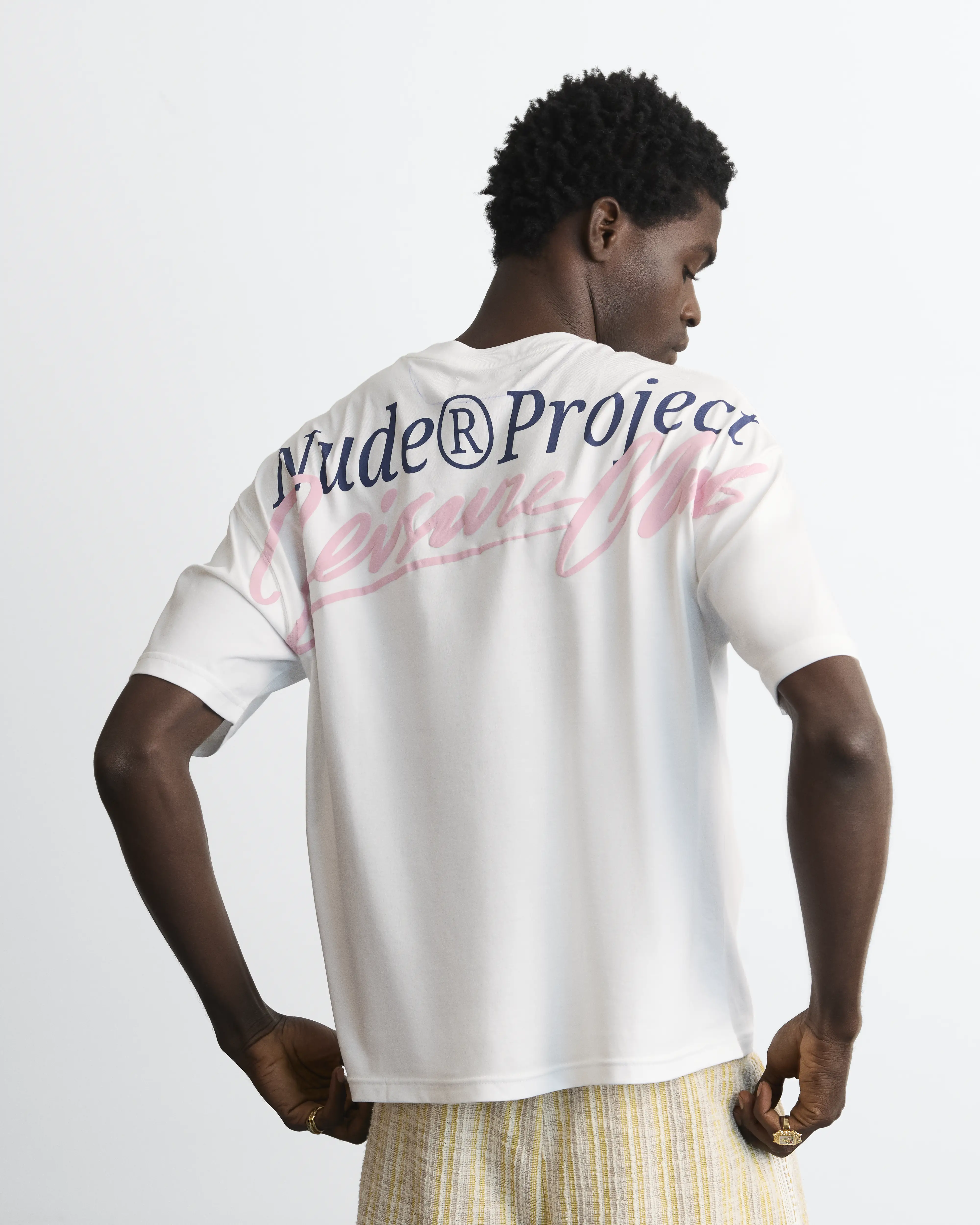 Leisure Club Tee White - Image 4