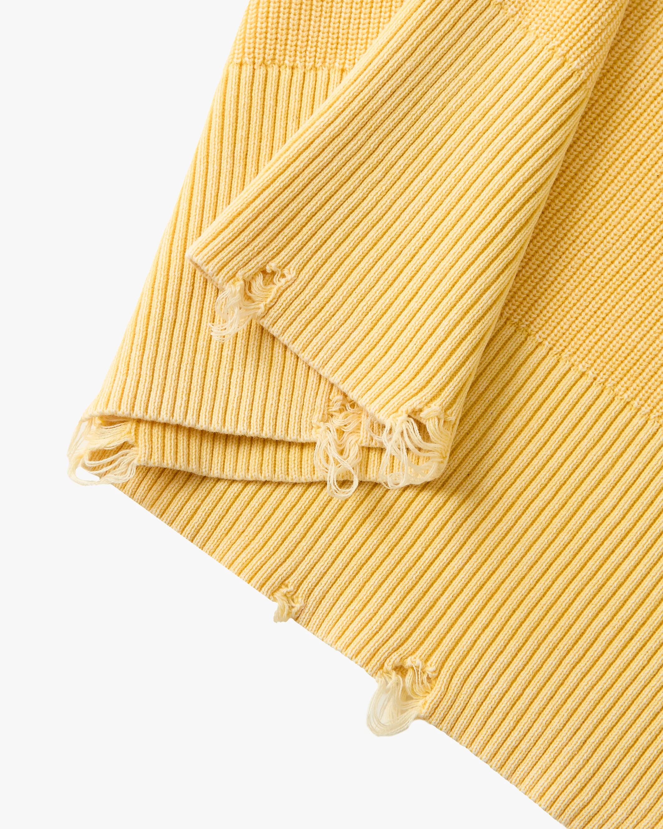 Perfect Cropped Knit Sweater Yellow - Image 13