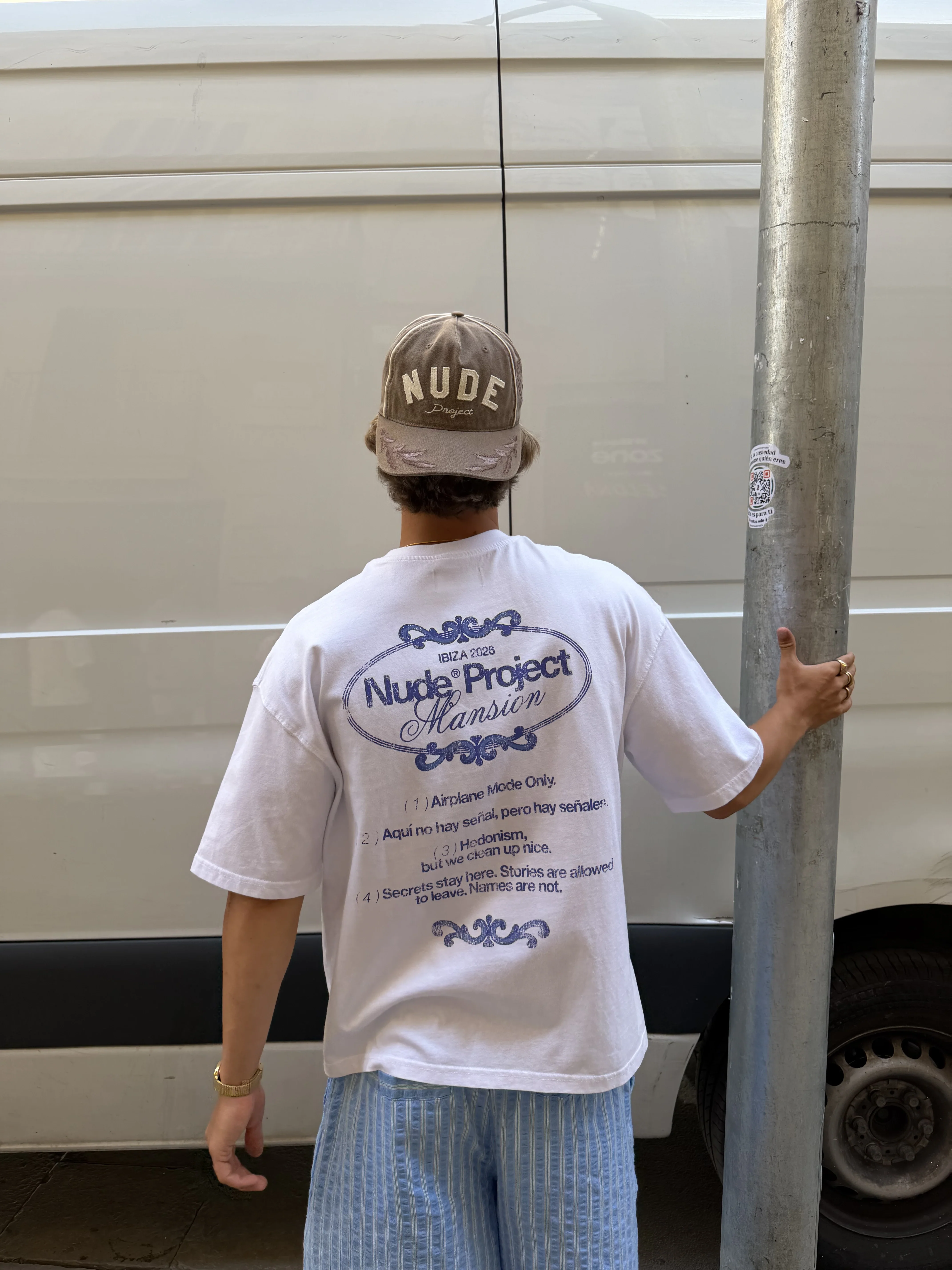Hedonism Tee White - Image 4