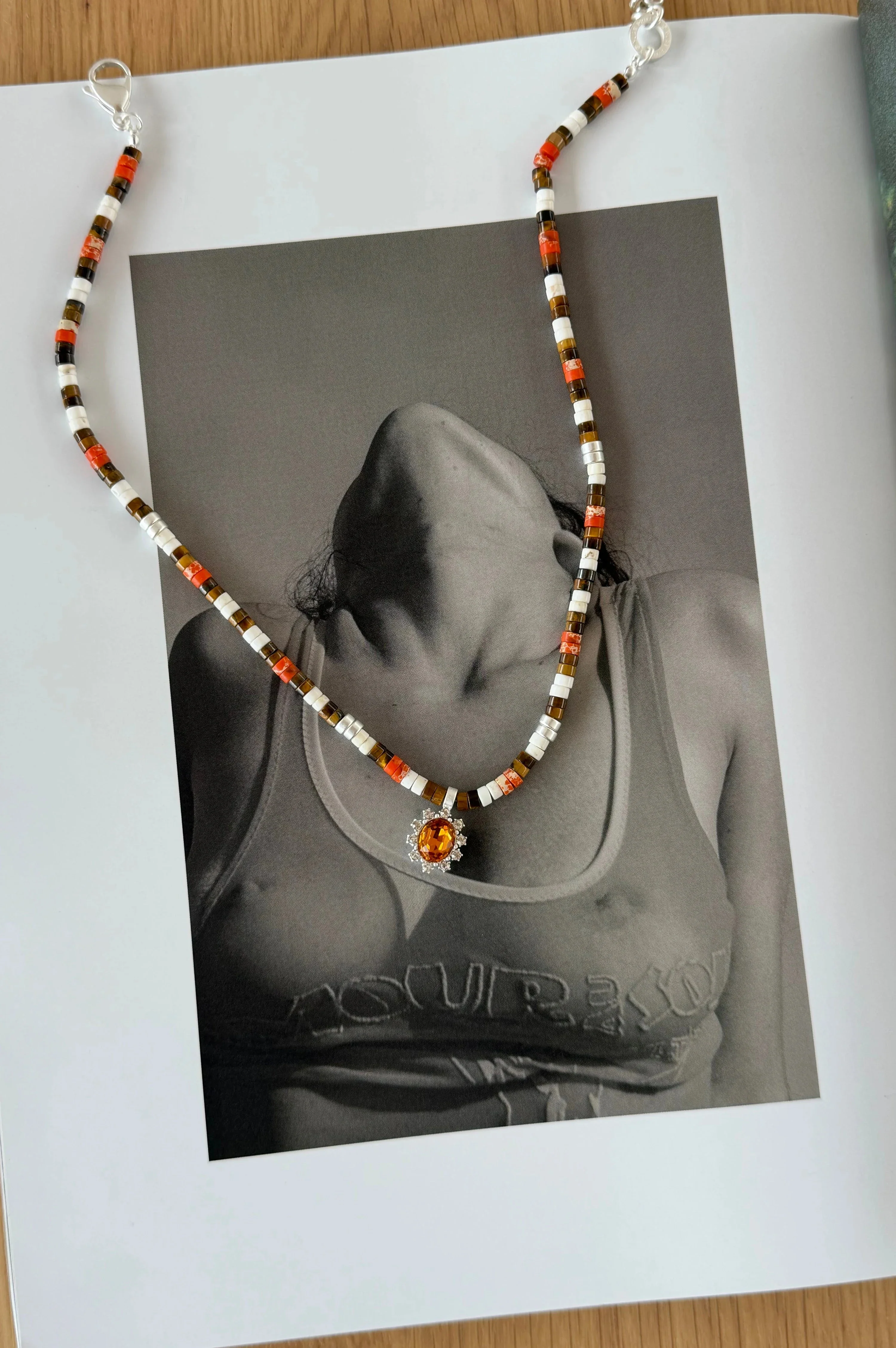 Famara Necklace Orange - Image 13