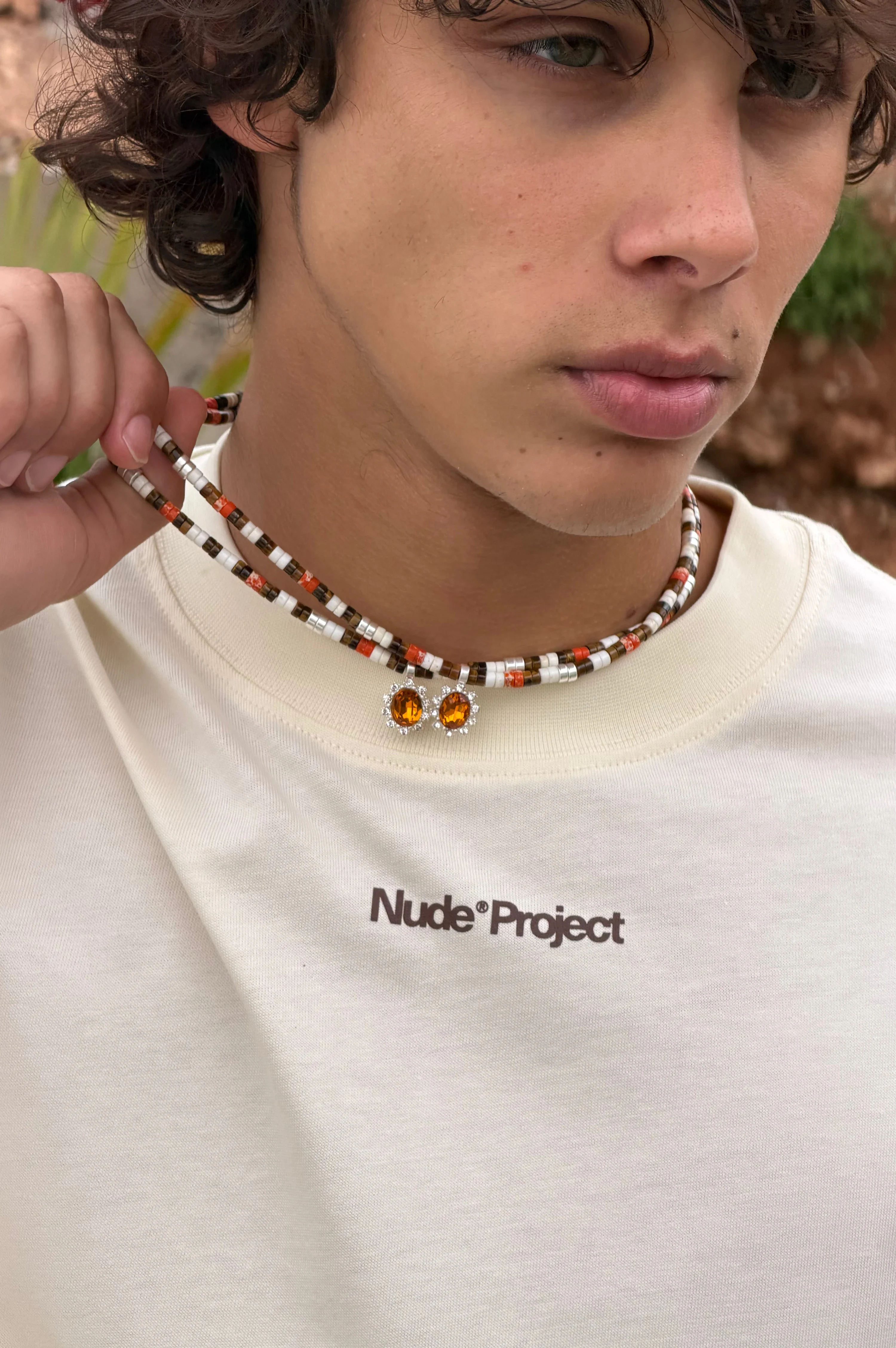 Famara Necklace Orange - Image 8