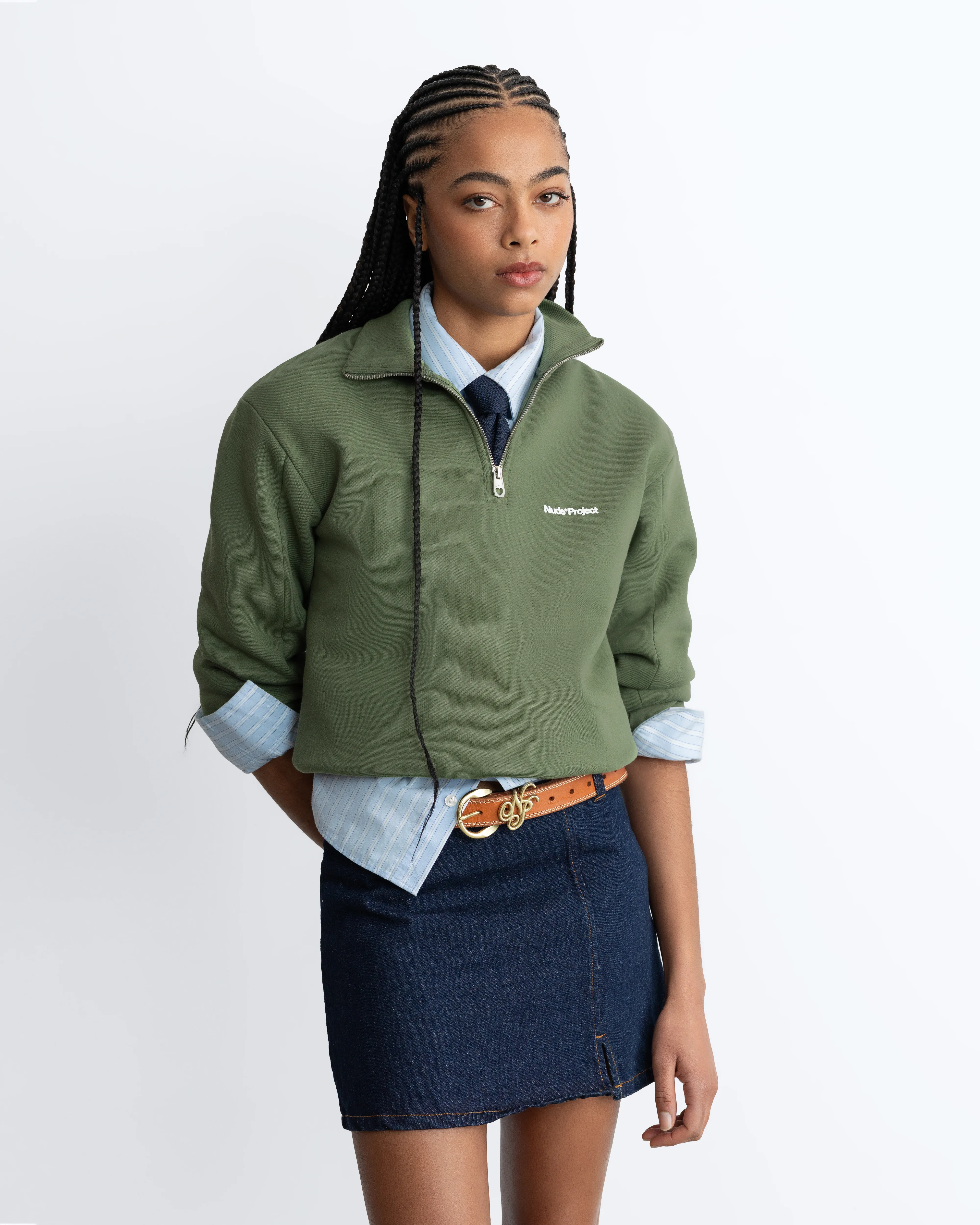 Origins Quarter-Zip Green - Image 2
