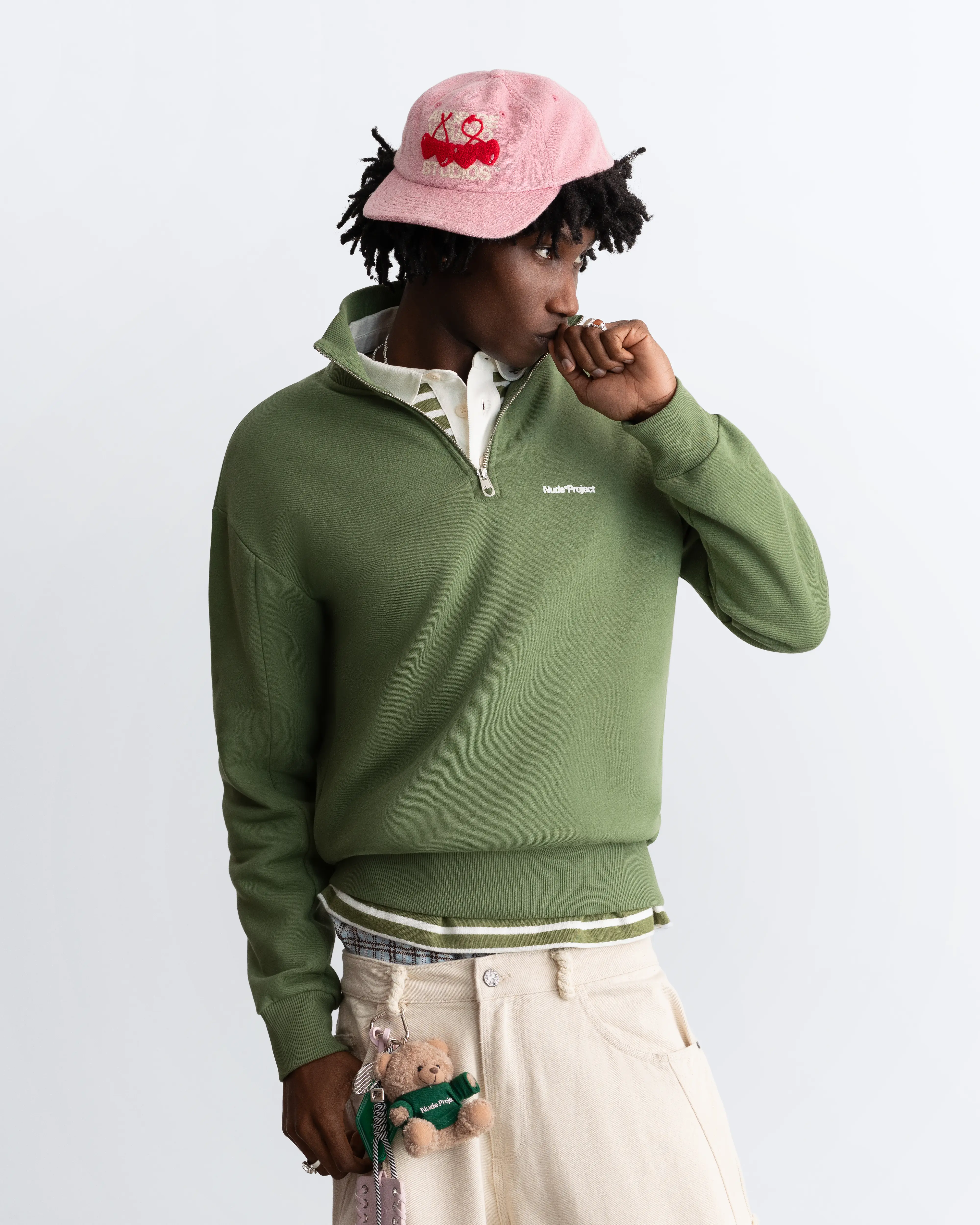Origins Quarter-Zip Green - Image 6