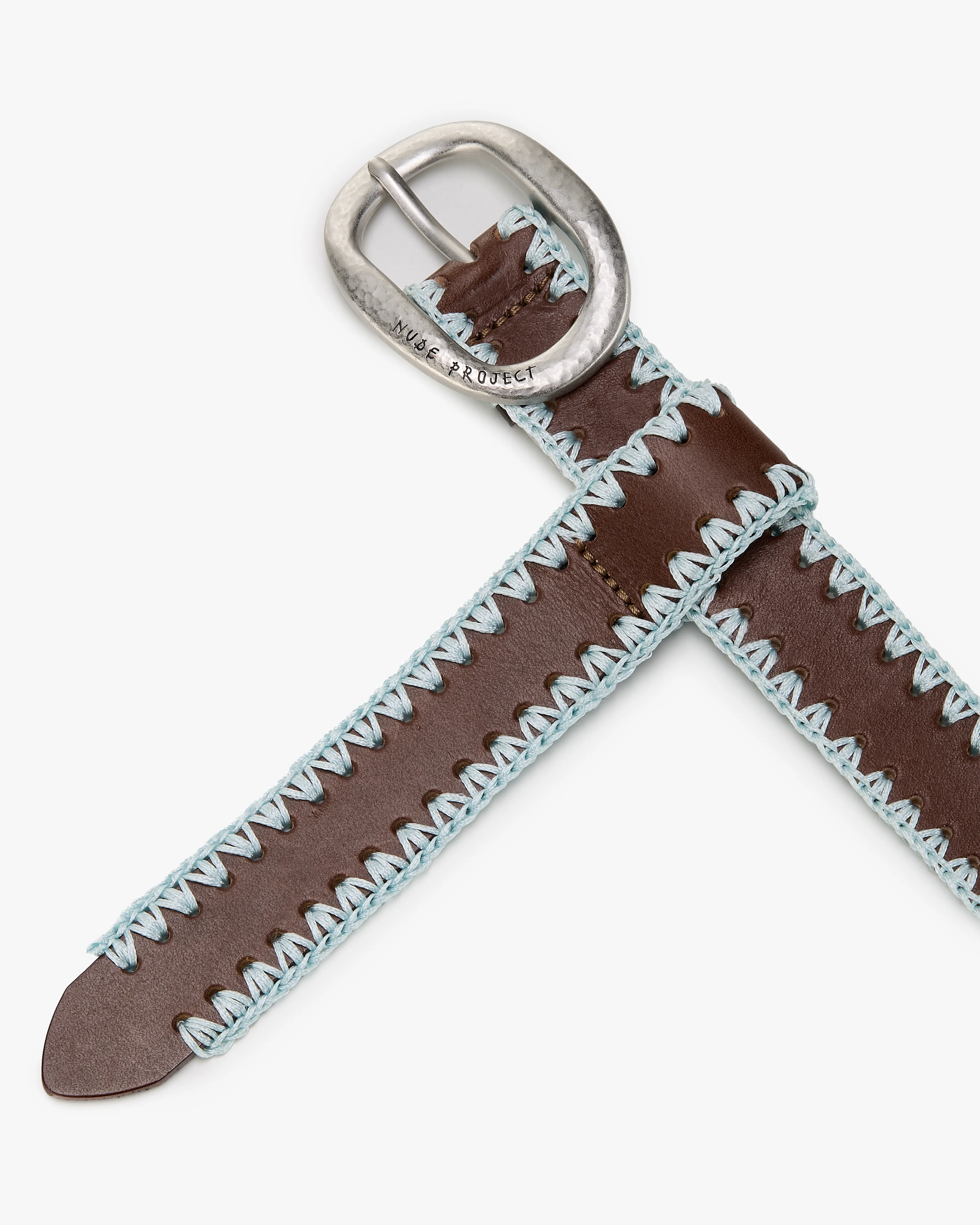 Stitched Genuine Leather Belt - Image 4