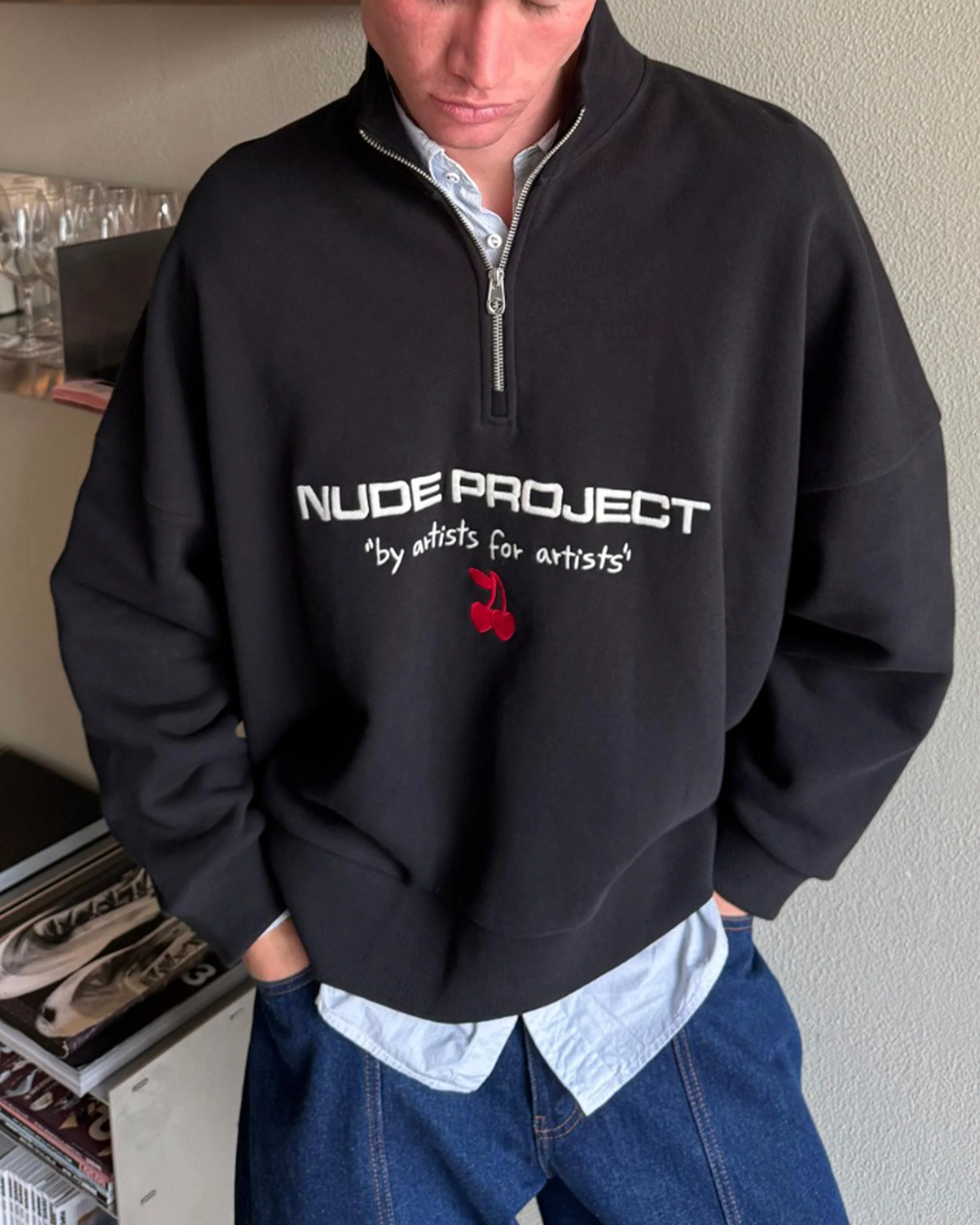 Sport Quarter-Zip Black - Image 7