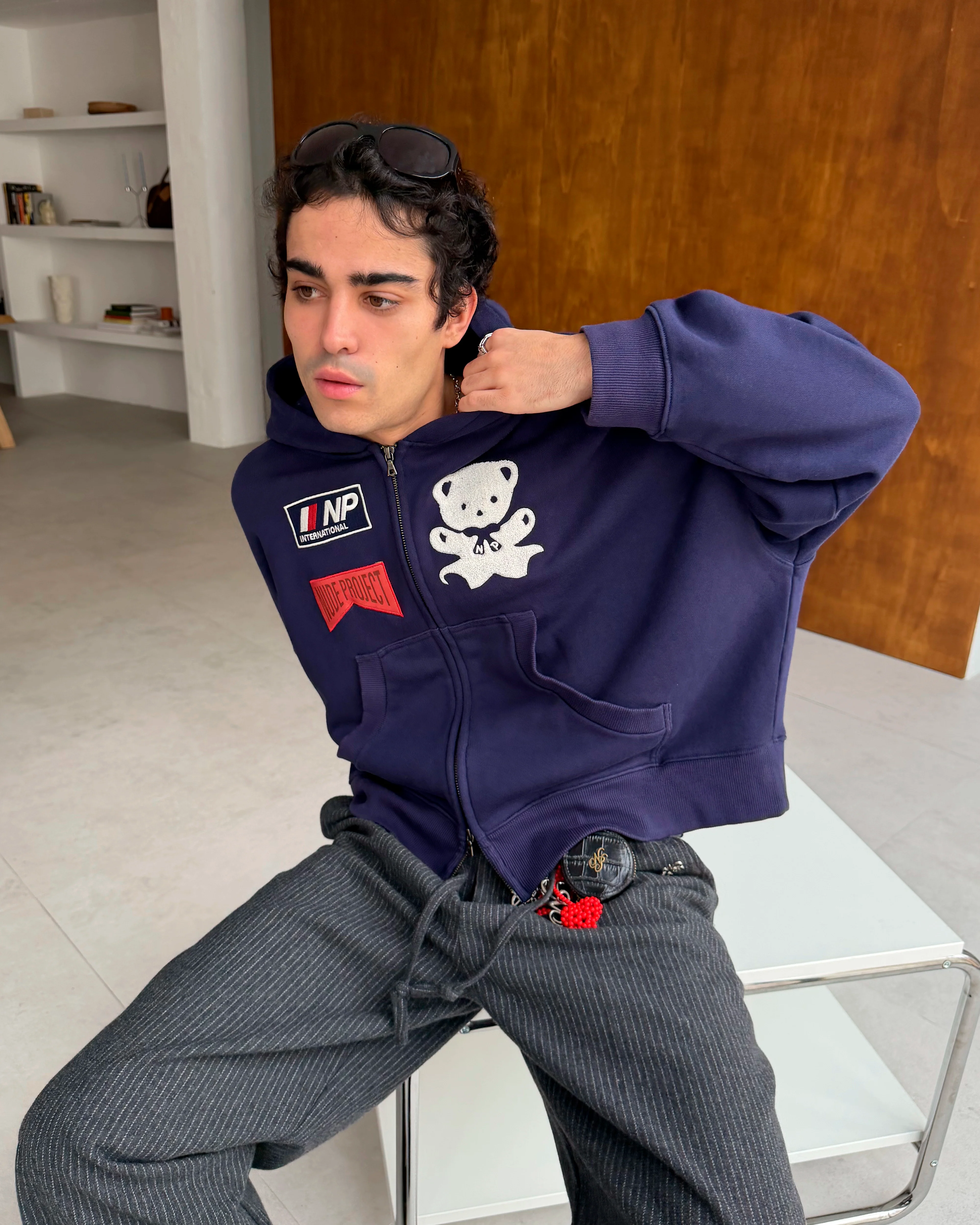 Osito Racing Zip-Up Hoodie - Image 5