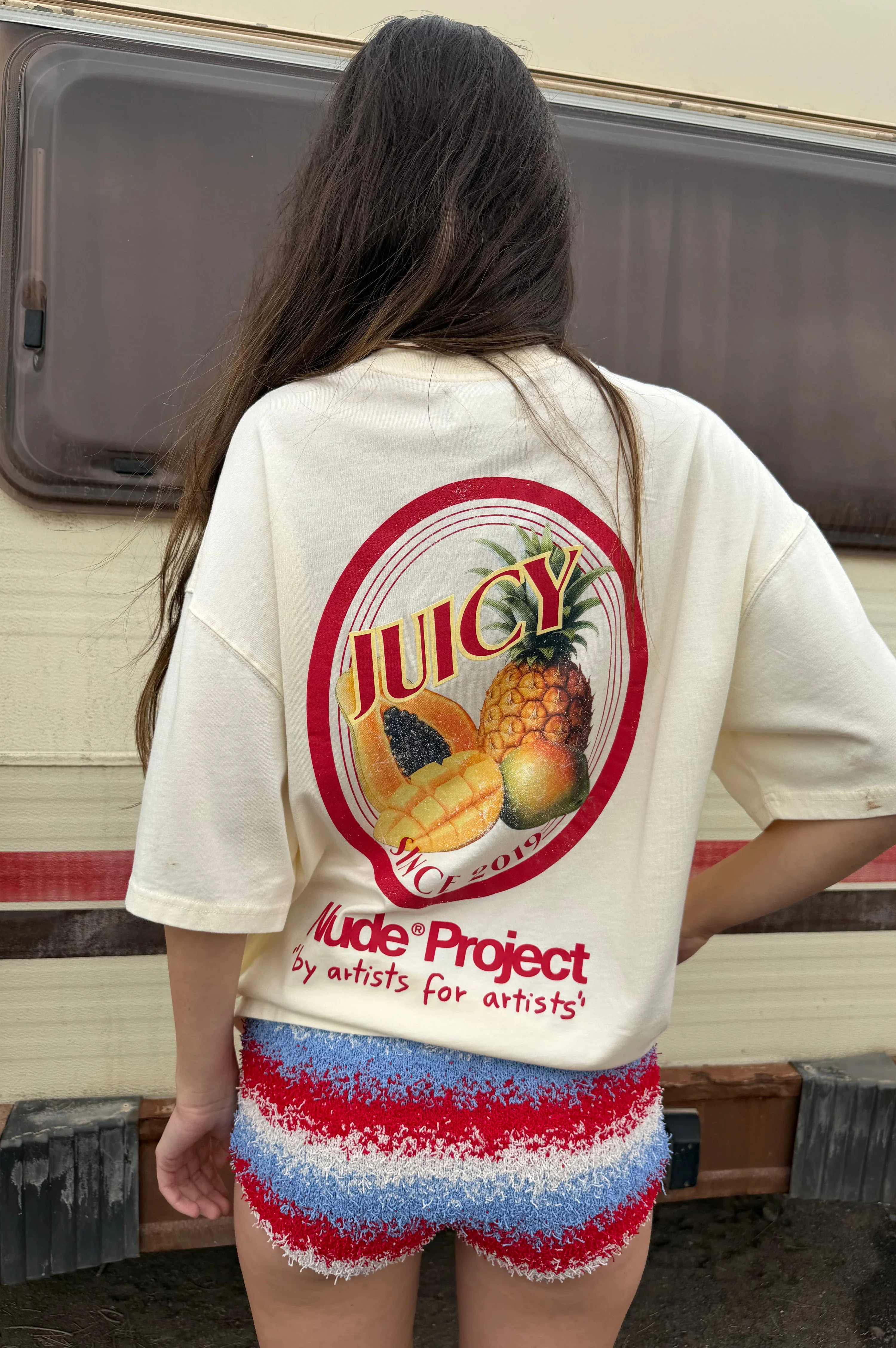 Juicyyyy Tee Marshmallow - Image 5