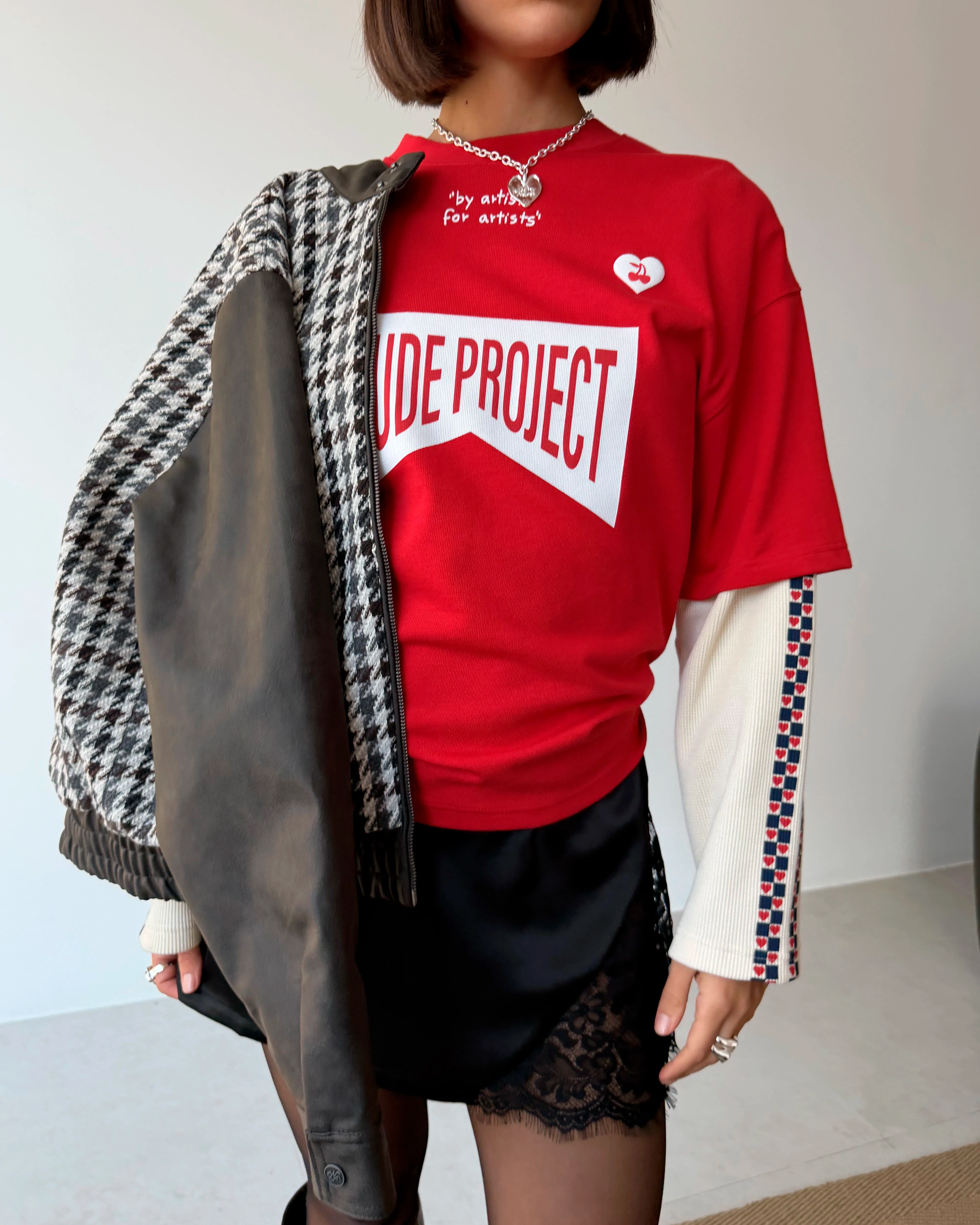 Monza Long-Sleeve Tee Red - Image 6