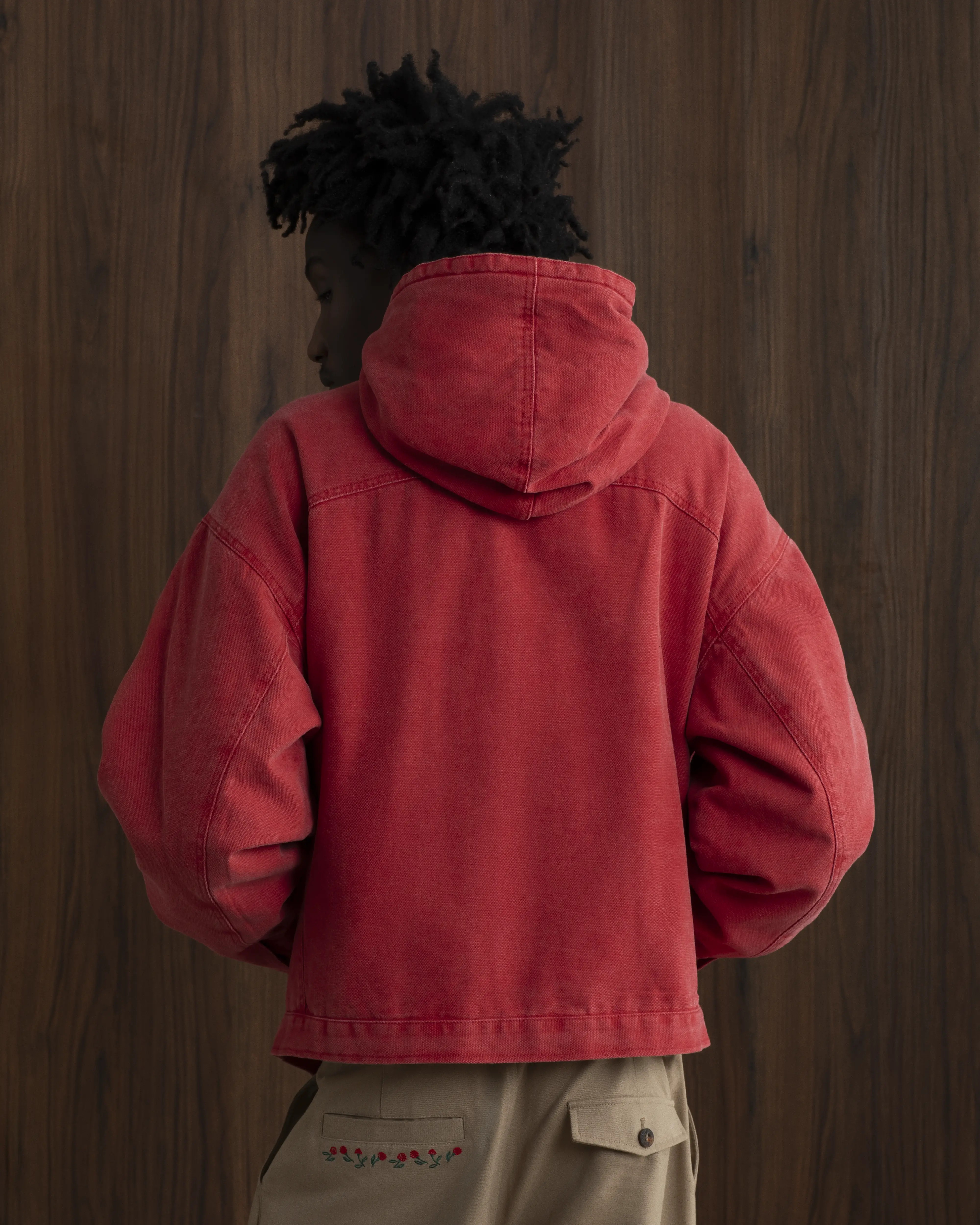 Co-Worker Jacket Canvas Red - Image 4